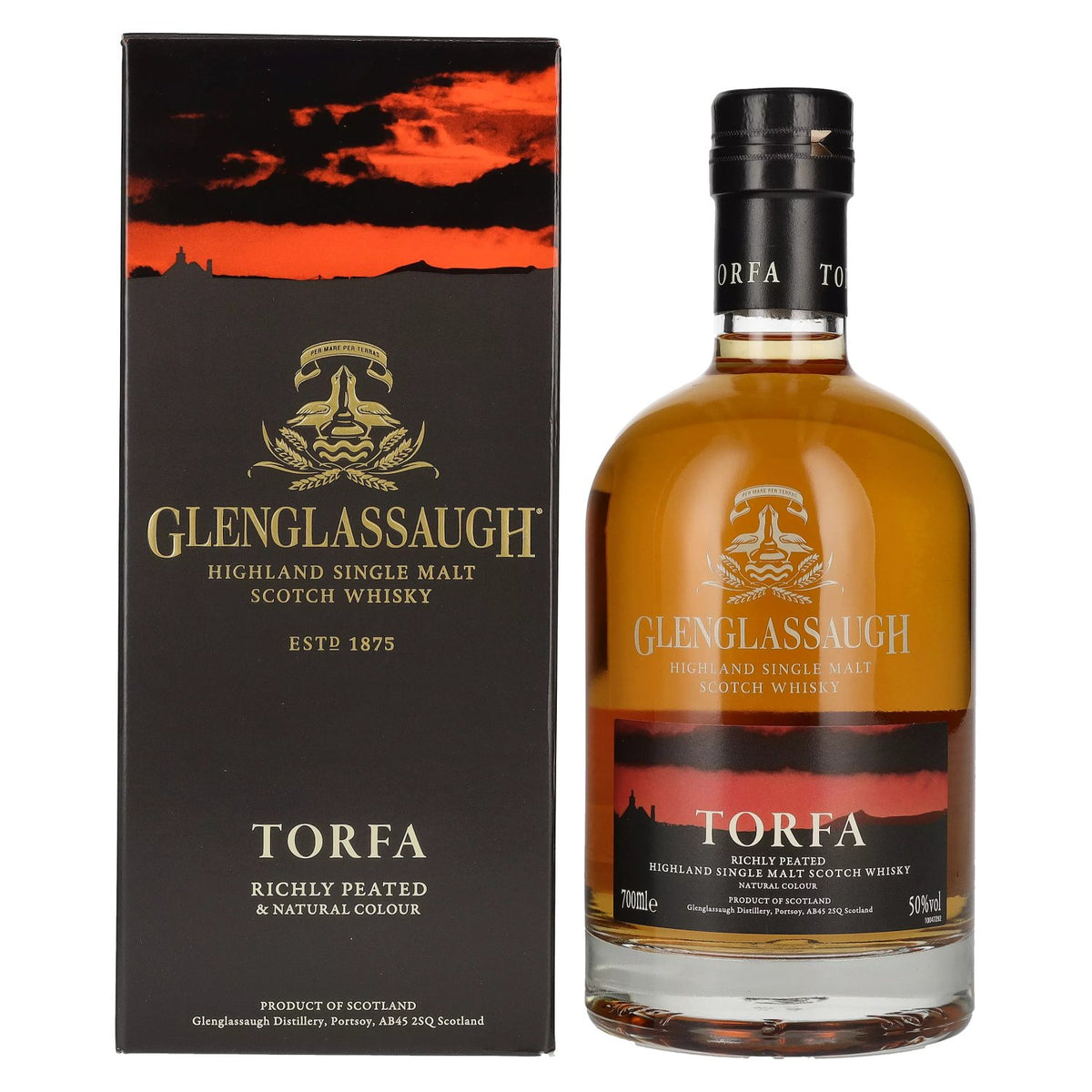 Glenglassaugh TORFA Highland Single Malt Scotch Whisky 50% vol. 0,7l en boîte cadeau