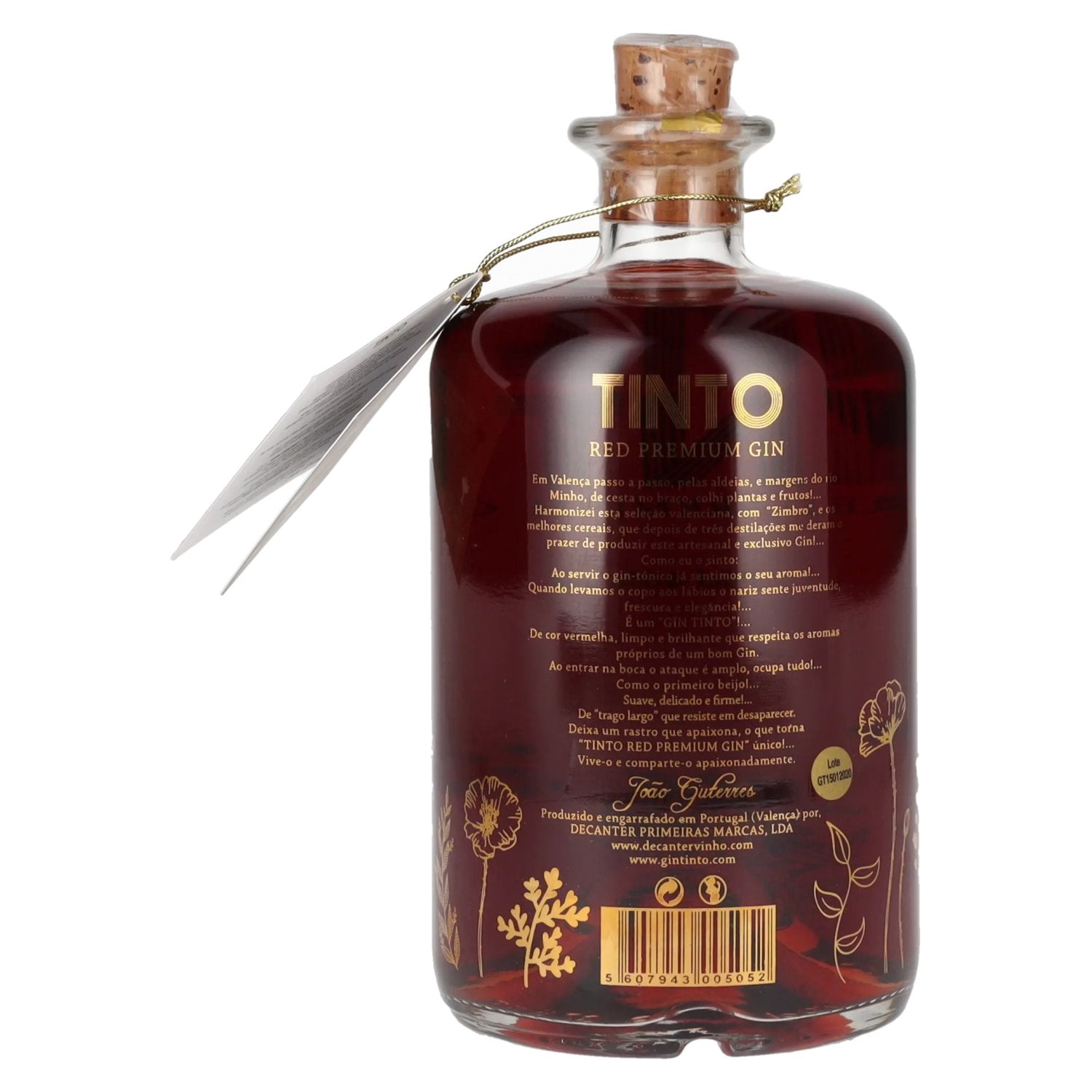 Gin Tinto Red Premium Gin 40% Vol. 0,7l