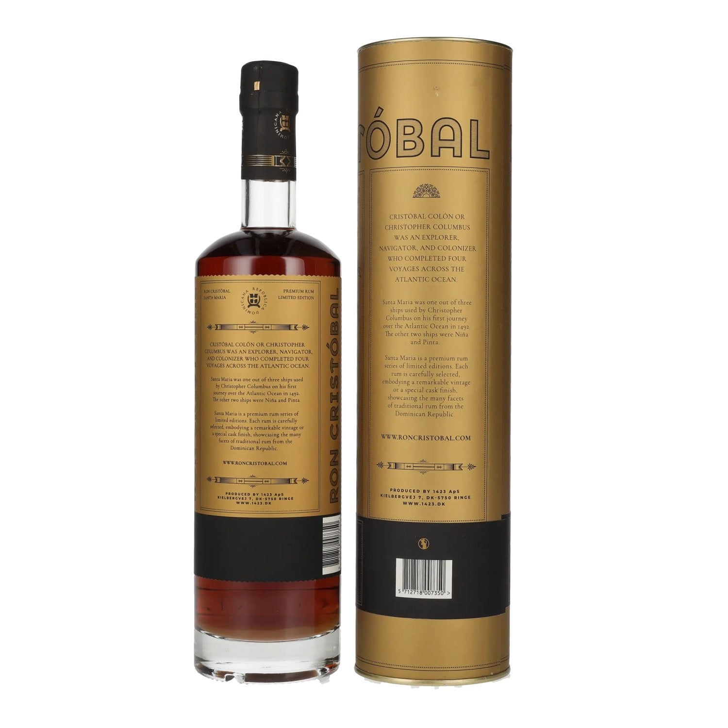 Ron Cristóbal Santa Maria Marsala Limited Edition 44% vol. 0,7l en coffret cadeau