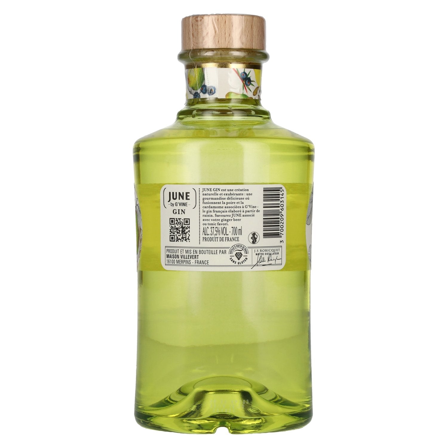 JUNE by G'Vine Gin Royal Pear & Cardamom 37,5% Vol. 0,7l