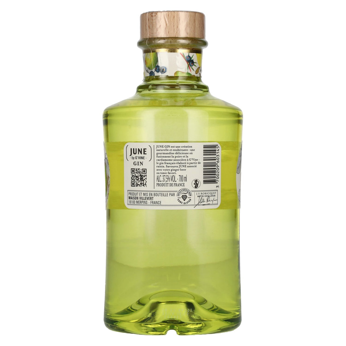 JUNE by G'Vine Gin Royal Pear &amp; Cardamom 37,5% Vol. 0,7l
