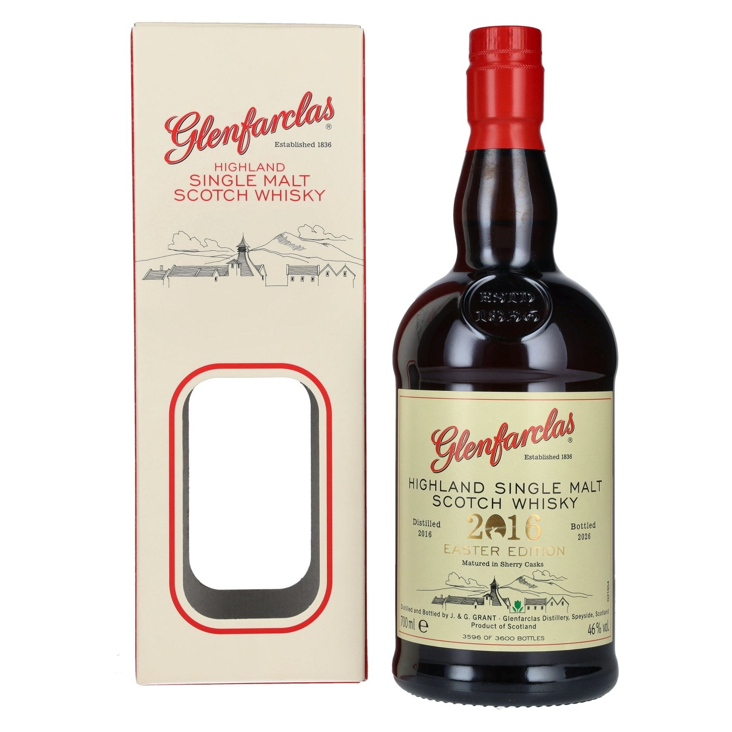 Glenfarclas EASTER EDITION Highland Single Malt Scotch Whisky 2016 46% Vol. 0,7l in Geschenkbox