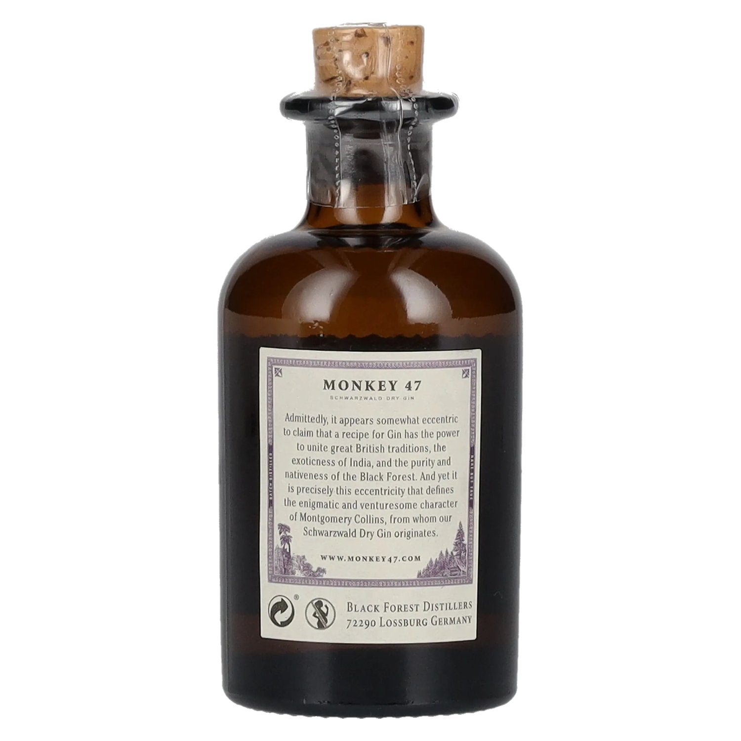 Monkey 47 Schwarzwald Dry Gin 47% Vol. 0,05l