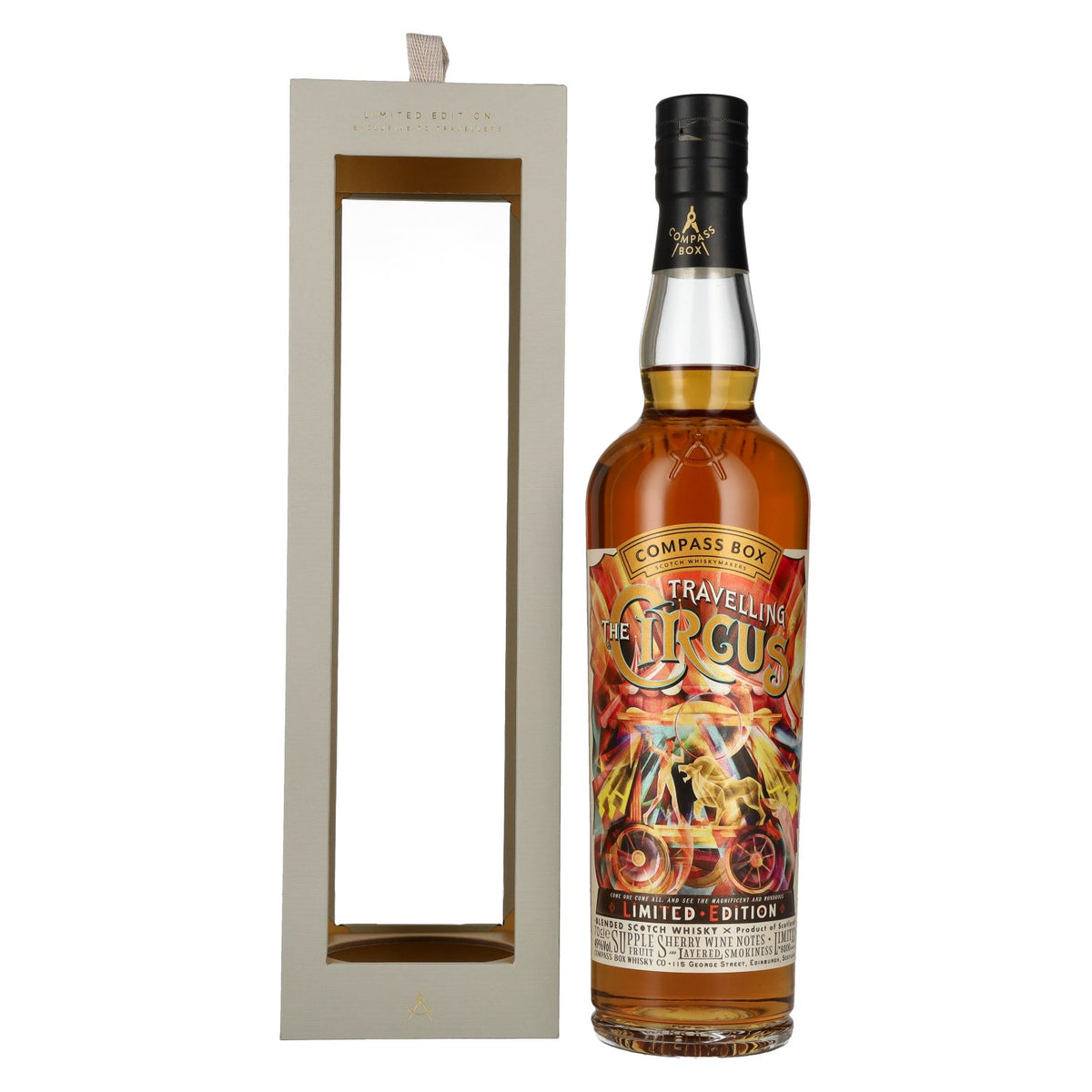 Compass Box TRAVELLING CIRCUS Blended Malt Limited Edition 49% Vol. 0,7l in gift box