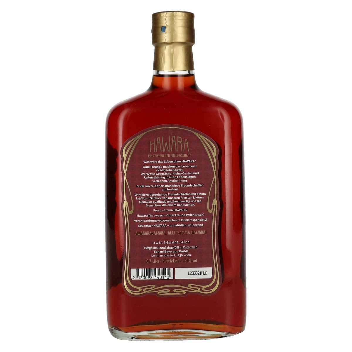 HAWARA Kirsch-Likör 20% Vol. 0,7l
