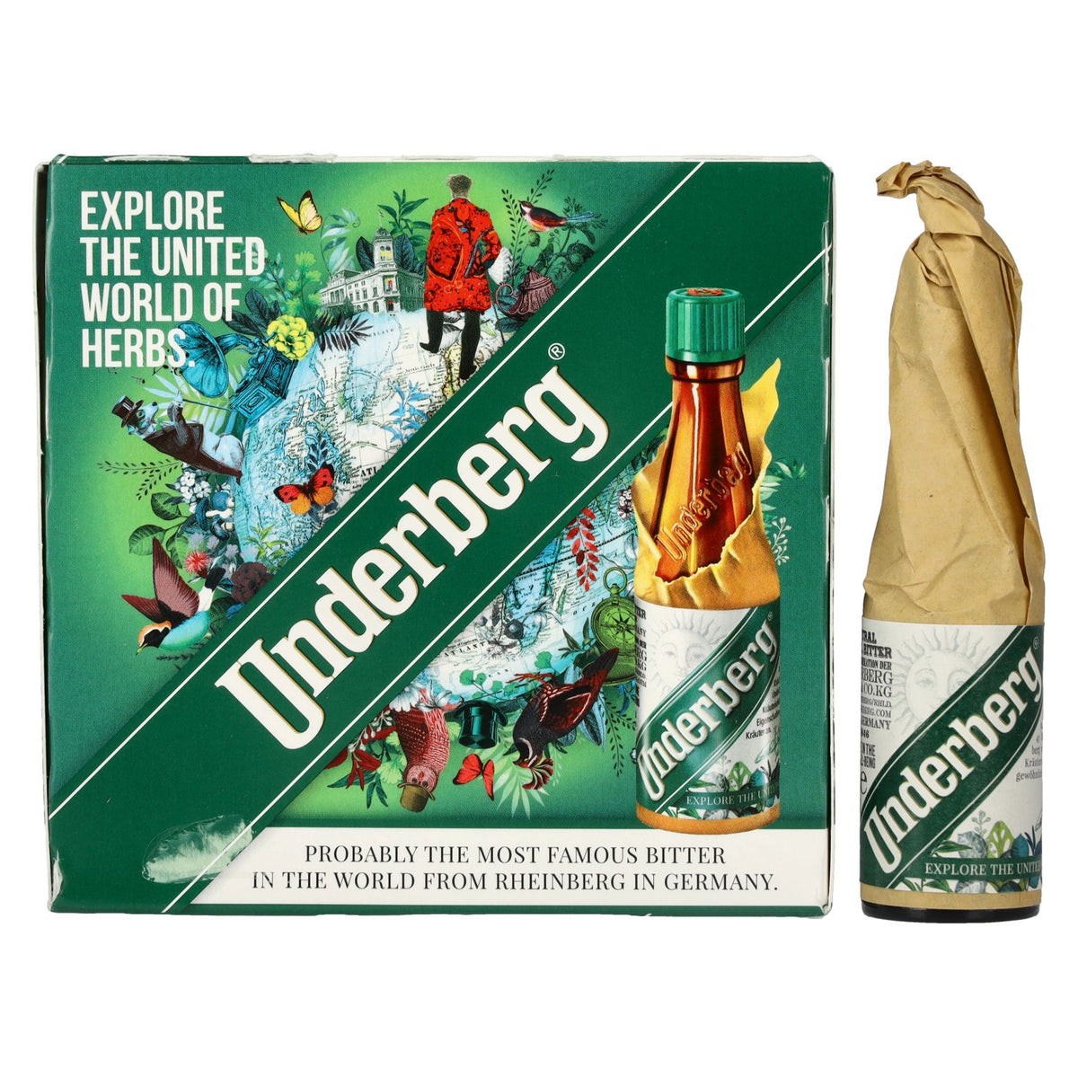 Underberg Natural Herbal Digestif 44% vol. 12x0,02l