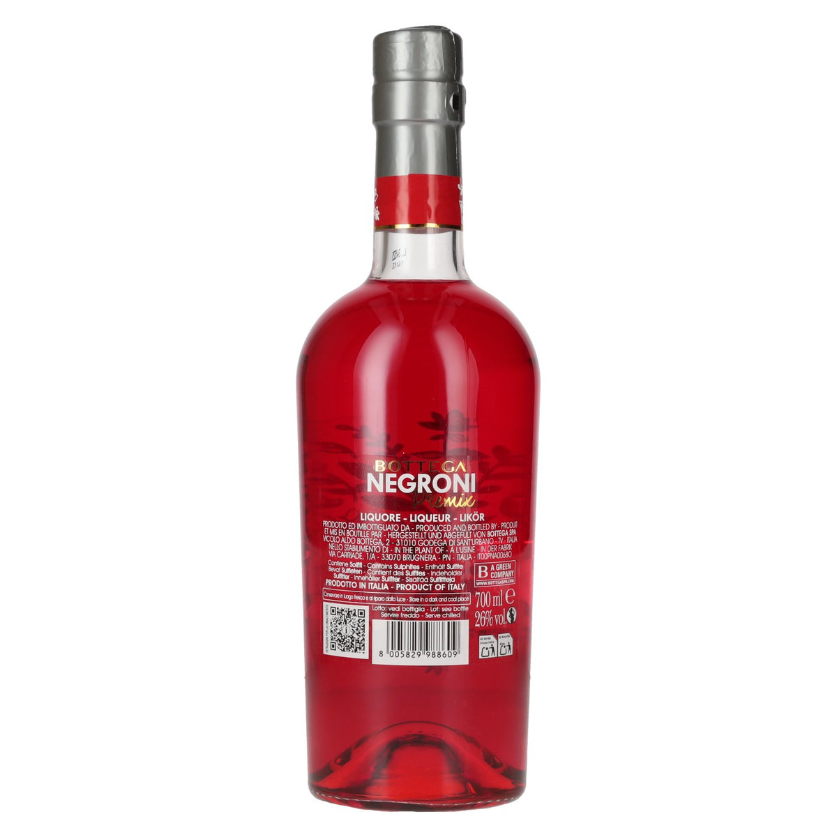 Bottega NEGRONI Premix 26% Vol. 0,7l