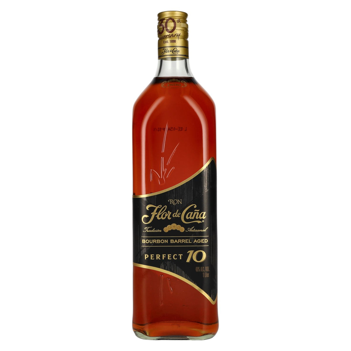 Flor de Caña PERFECT 10 vieilli en fûts de bourbon, 40 % vol., 1 l