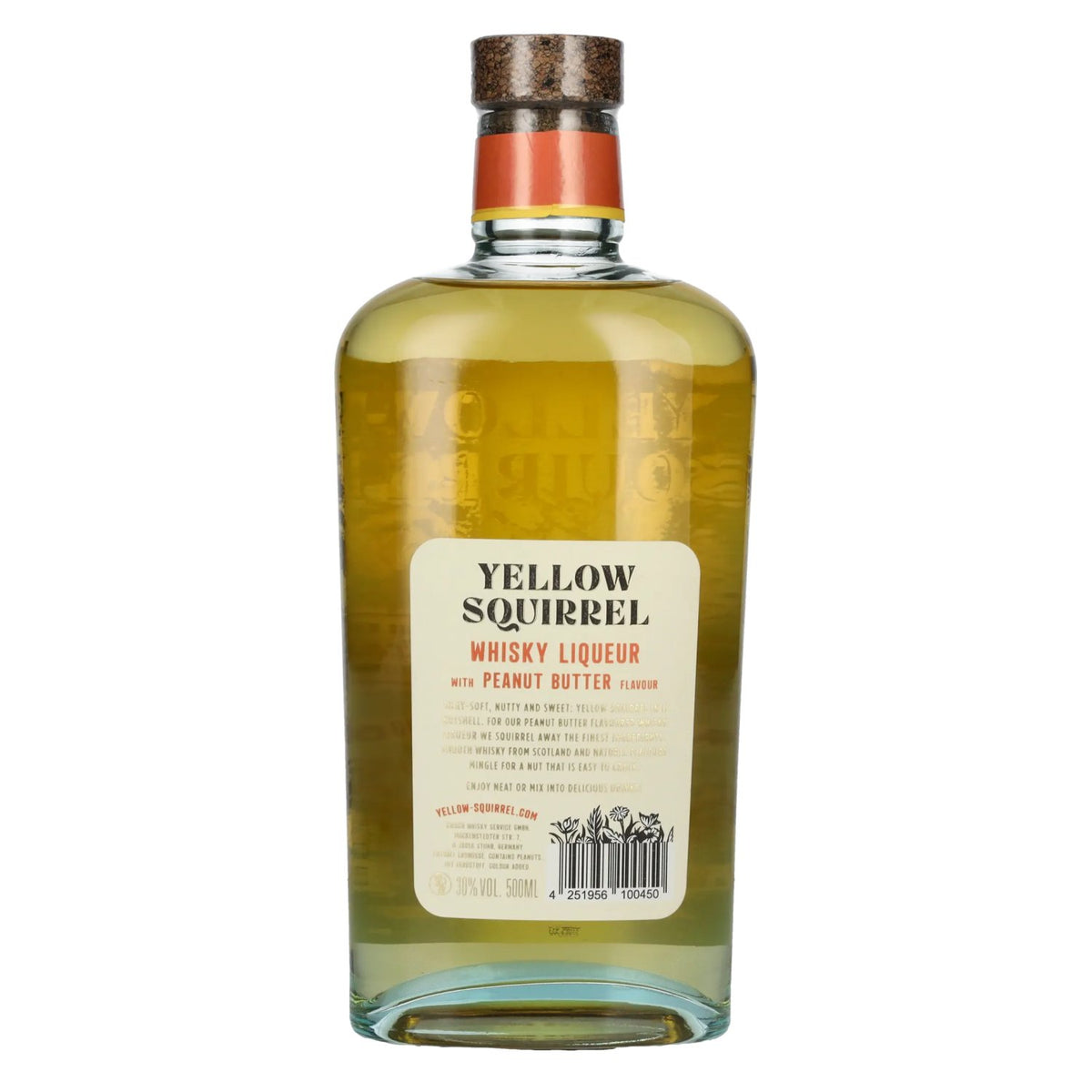 YELLOW SQUIRREL Peanut Butter Whisky Liqueur 30% Vol. 0,5l