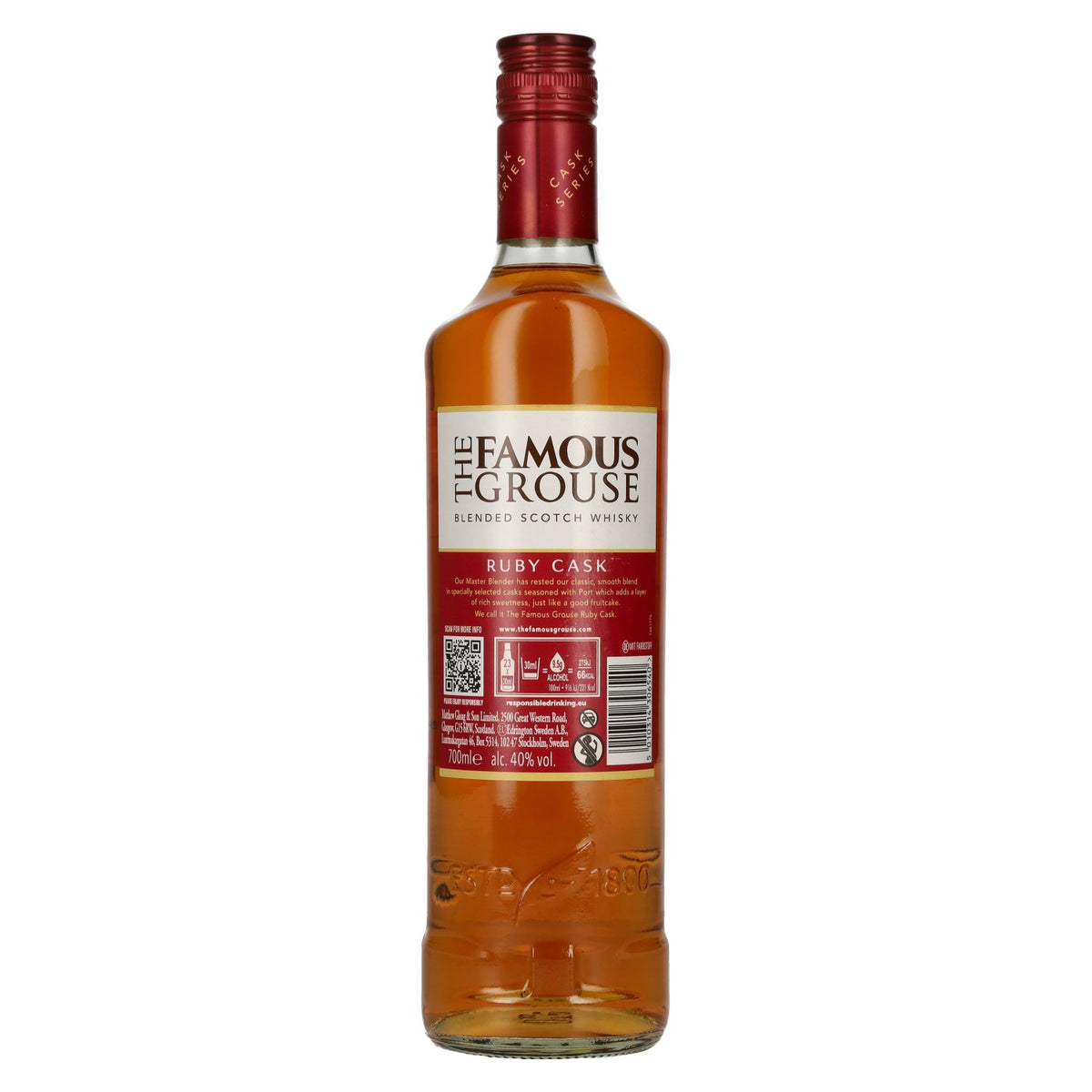 The Famous Grouse RUBY CASK Blended Scotch Whisky 40% Vol. 0,7l