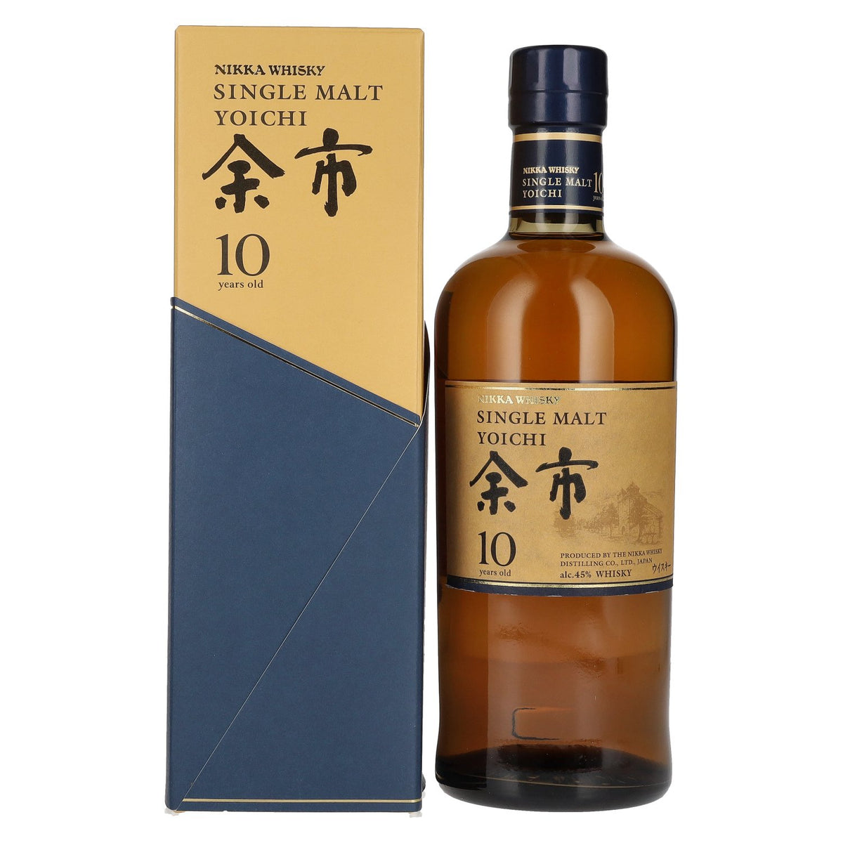 Nikka 10 Years Old Yoichi Single Malt Whisky 45% Vol. 0,7l in gift box