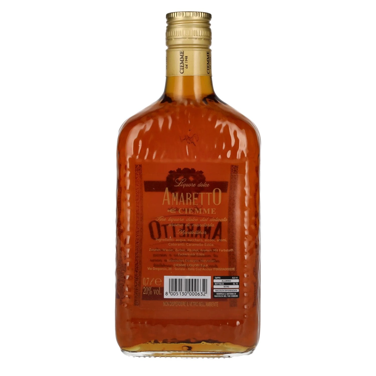 Ciemme AMARETTO Liquore 20% vol. 0,7l