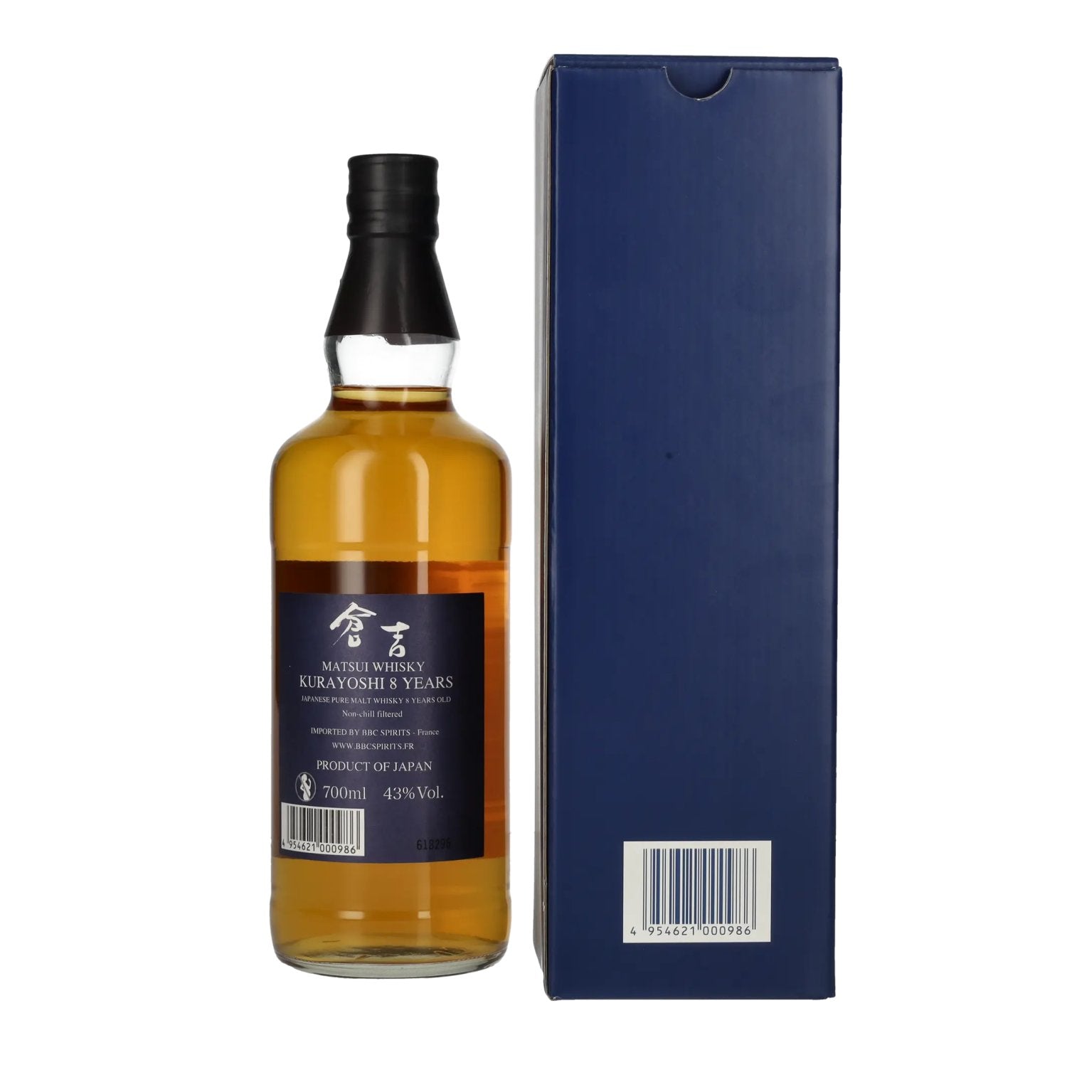 Matsui Whisky THE KURAYOSHI 8 Years Old Pure Malt Whisky 43% Vol. 0,7l in Geschenkbox