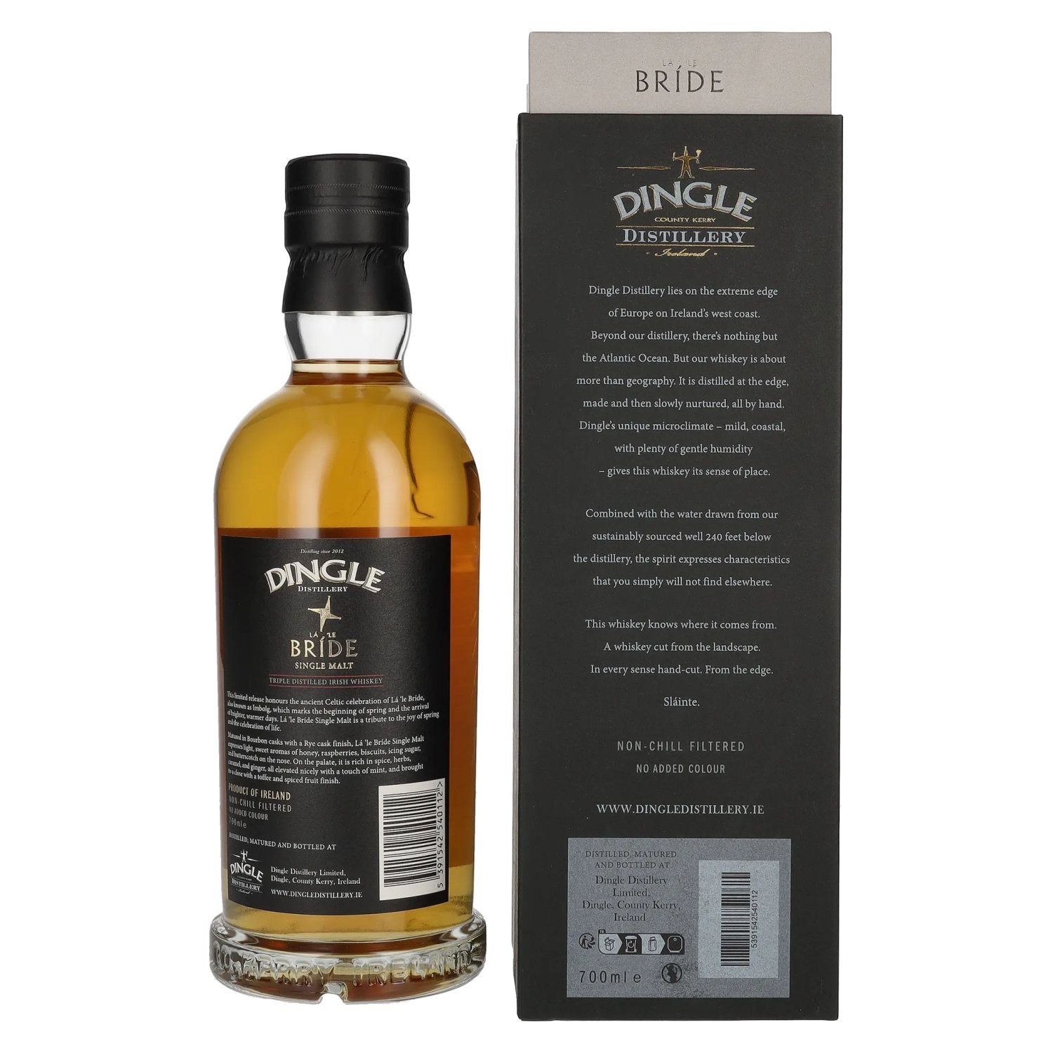 Dingle LÁ 'LE BRÍDE Single Malt Irish Whiskey Triple Distilled 50,5% Vol. 0,7l in Geschenkbox