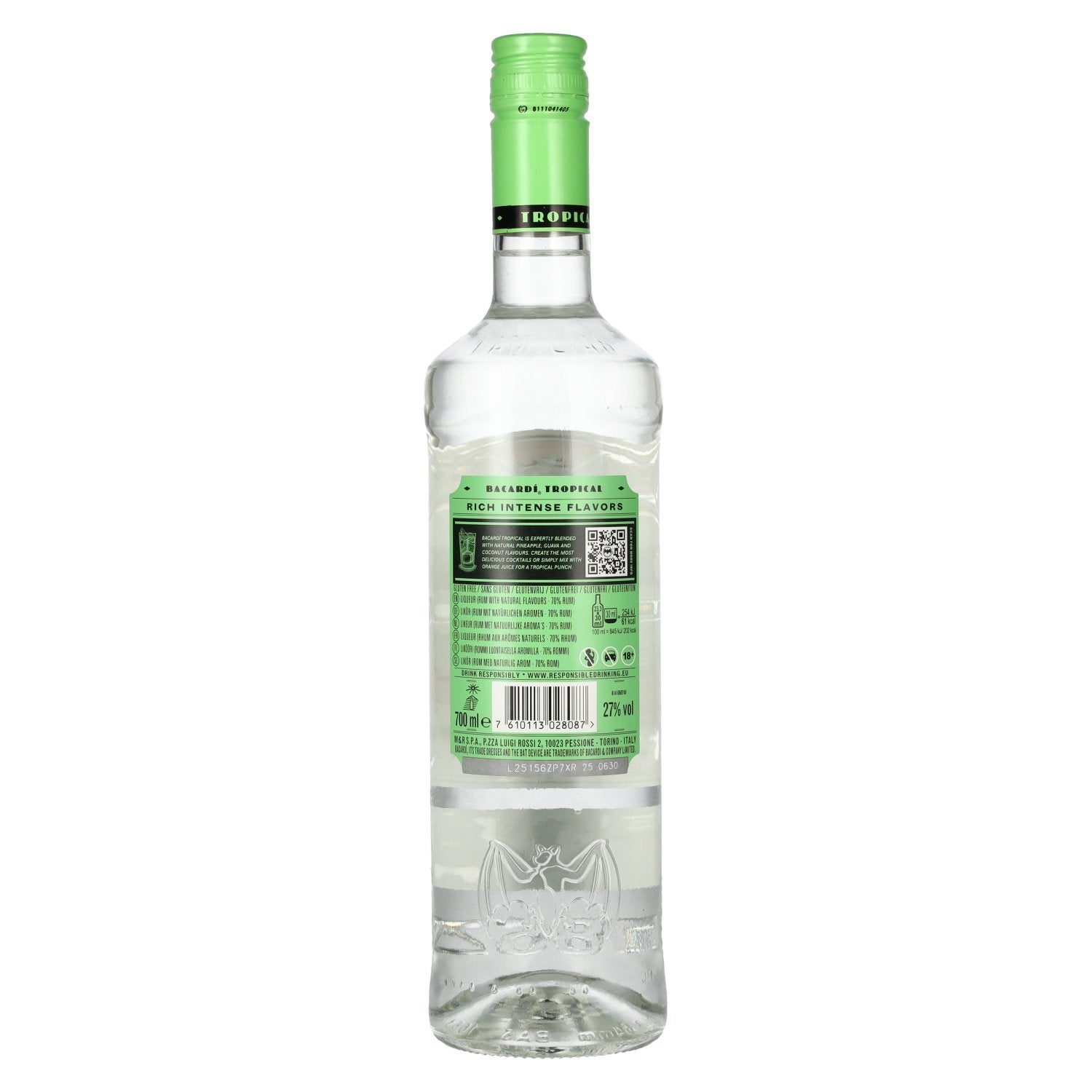 Bacardi TROPICAL Rum And Natural Flavours Liqueur 27% Vol. 0,7l