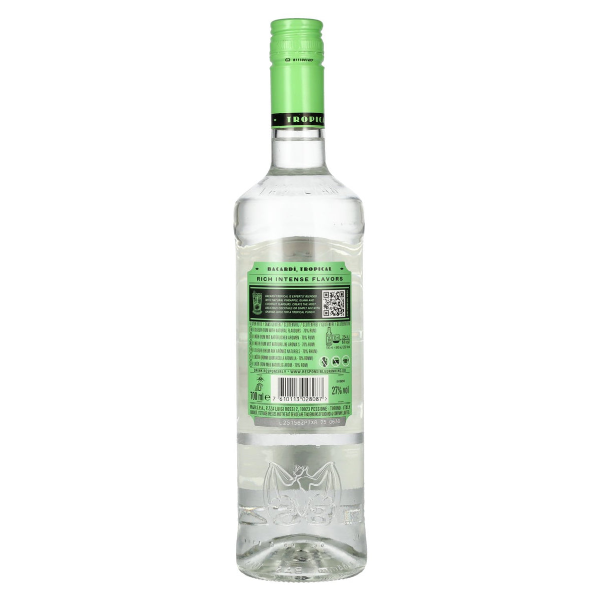 Bacardi TROPICAL Rum And Natural Flavours Liqueur 27% Vol. 0,7l
