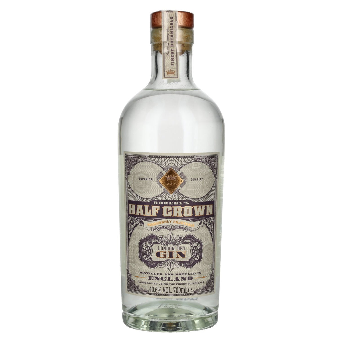 Gin London Dry « Rokeby's Half Crown » 40,6 % vol. 0,7 l