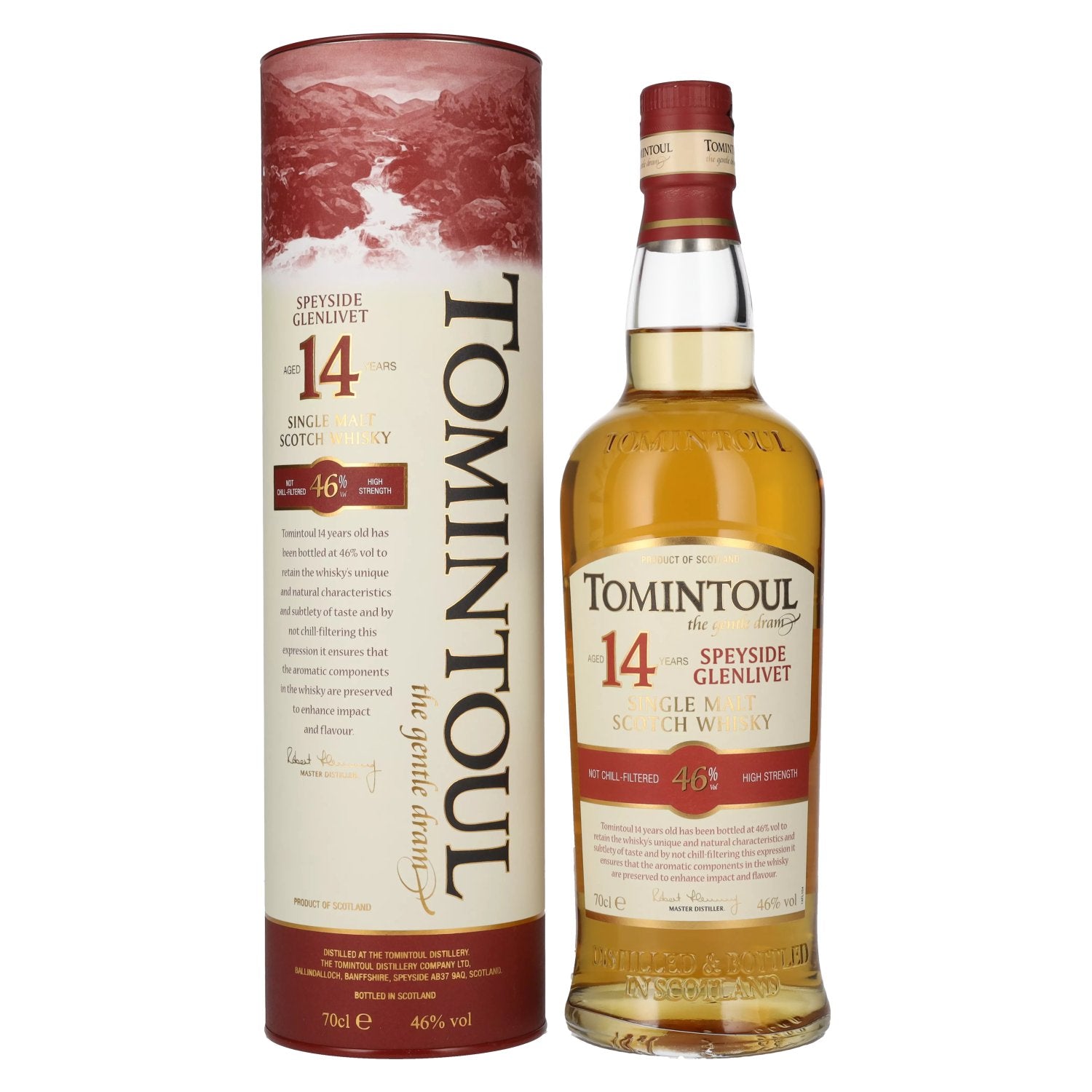 Tomintoul 14 Years Old Single Malt Scotch Whisky 46% Vol. 0,7l in gift box