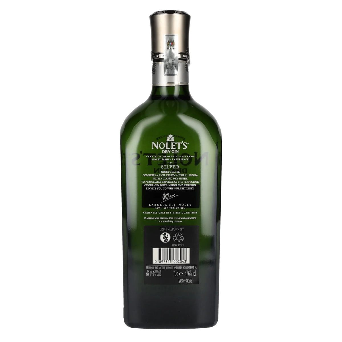 Nolet's Dry Gin Silver 47,6% Vol. 0,7l