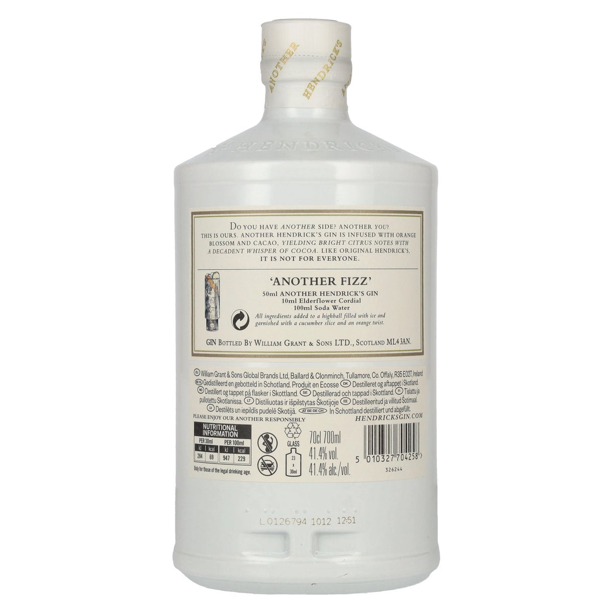 Hendrick's Gin ANOTHER 41,4% Vol. 0,7l