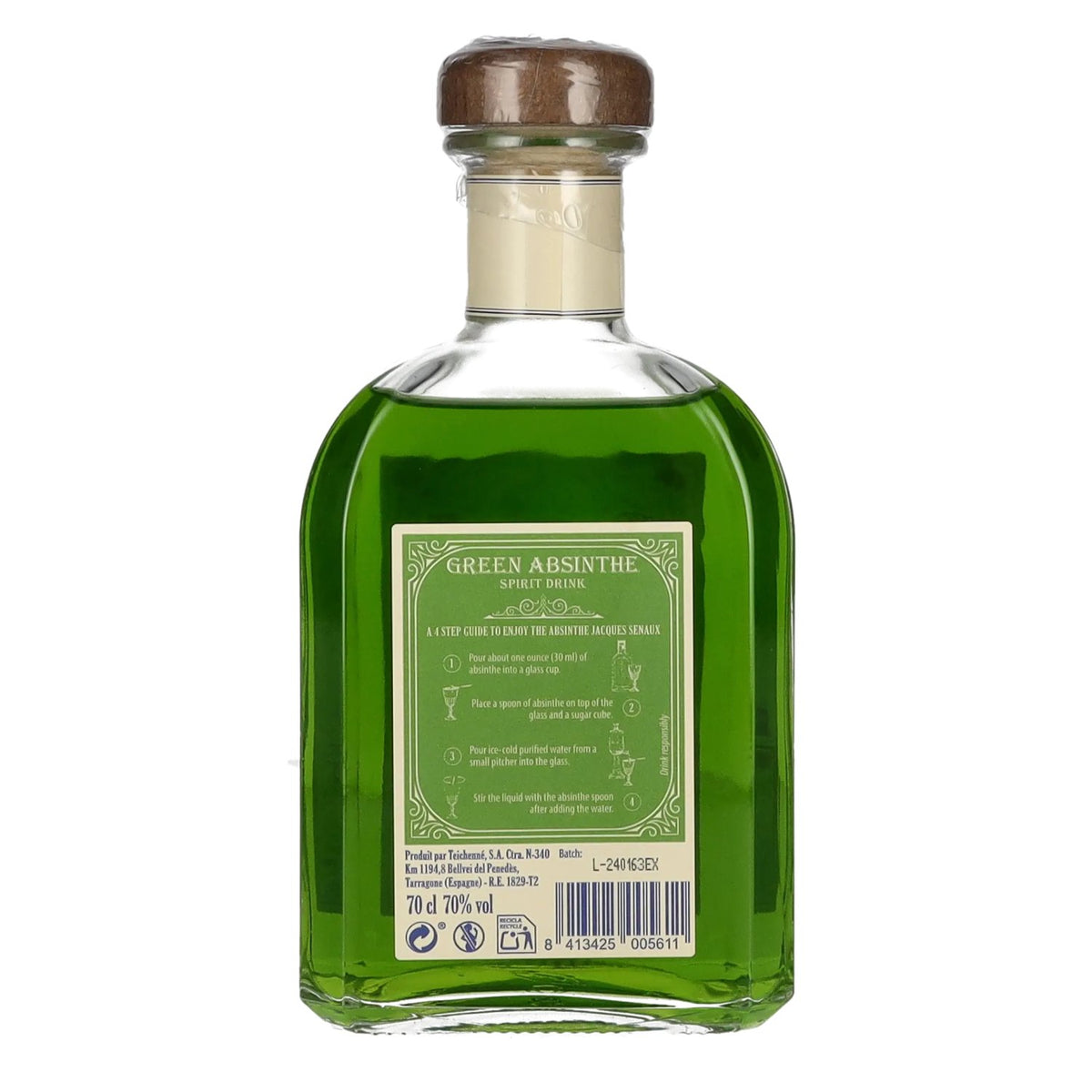 Jacques Senaux Green Absinthe 70% vol. 0,7l