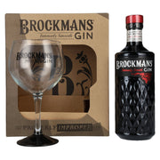 Brockmans Intensely Smooth PREMIUM GIN 40% Vol. 0,7l in Geschenkbox mit Glas