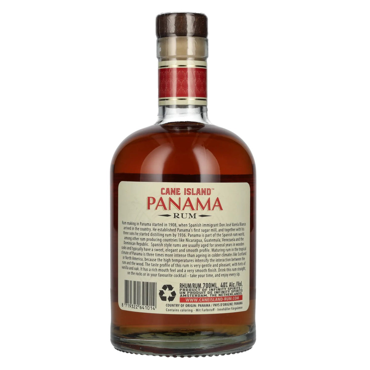 Cane Island PANAMA Single Island Blend Rum 40 % vol. 0,7 l