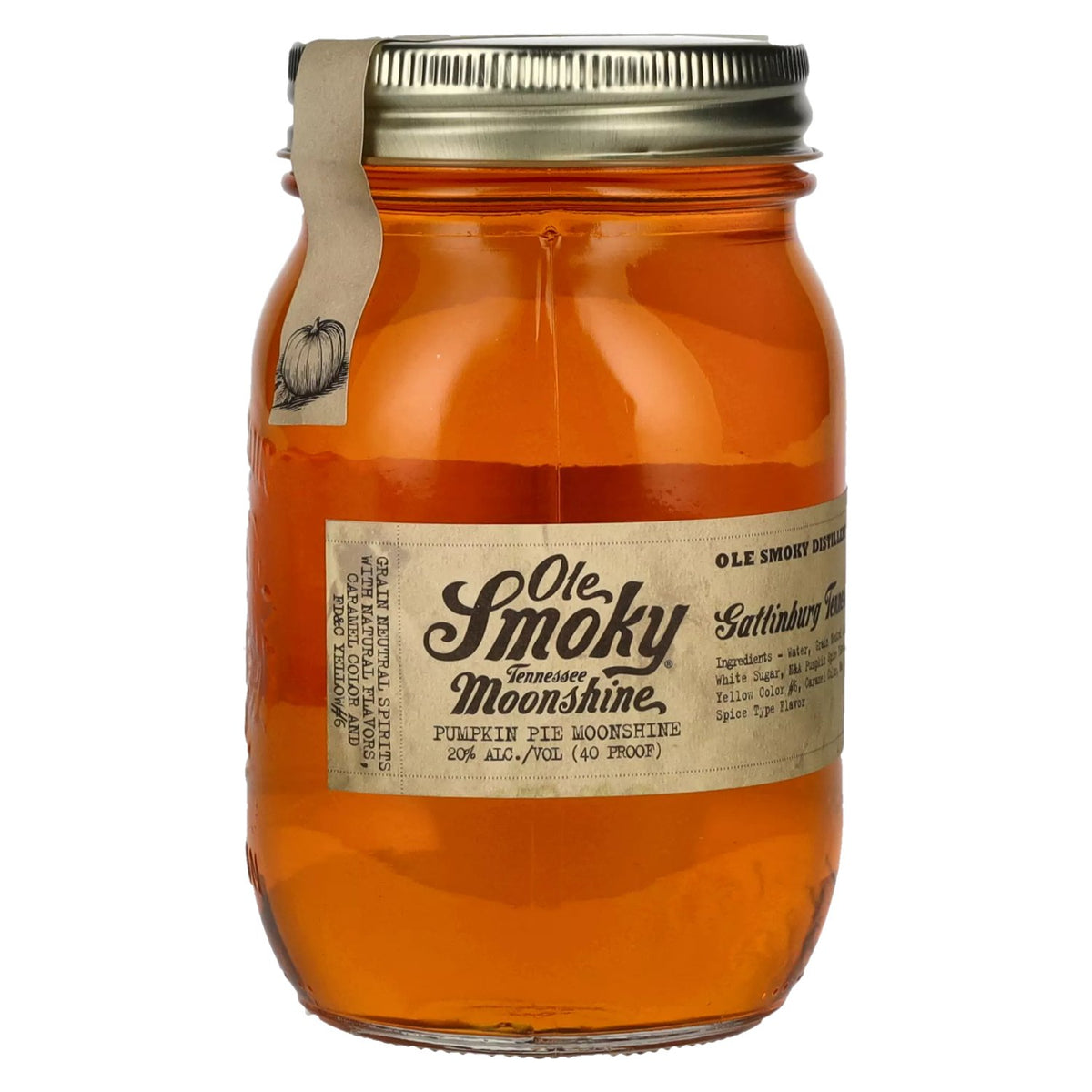 Ole Smoky Tennessee Moonshine PUMPKIN PIE 20% vol. 0,5l