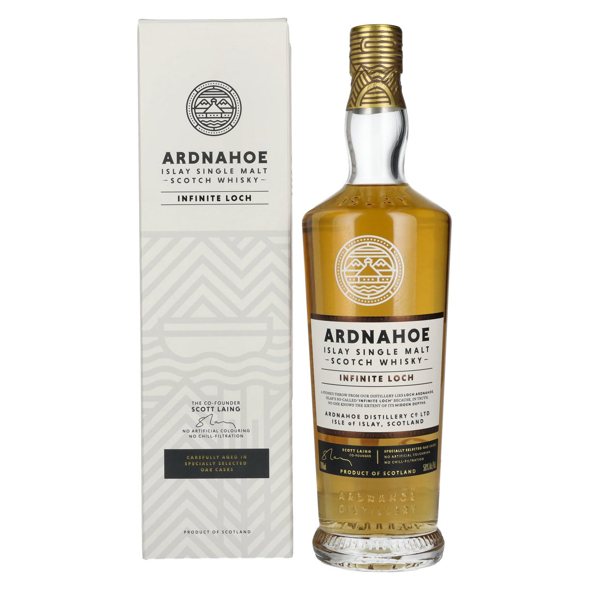 Ardnahoe Infinite Loch Islay Single Malt Scotch Whisky 50% Vol. 0,7l in gift box