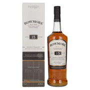 Bowmore 15 Years Old GOLDEN &amp; ELEGANT Travel Exclusive 43% Vol. 1l en boîte cadeau