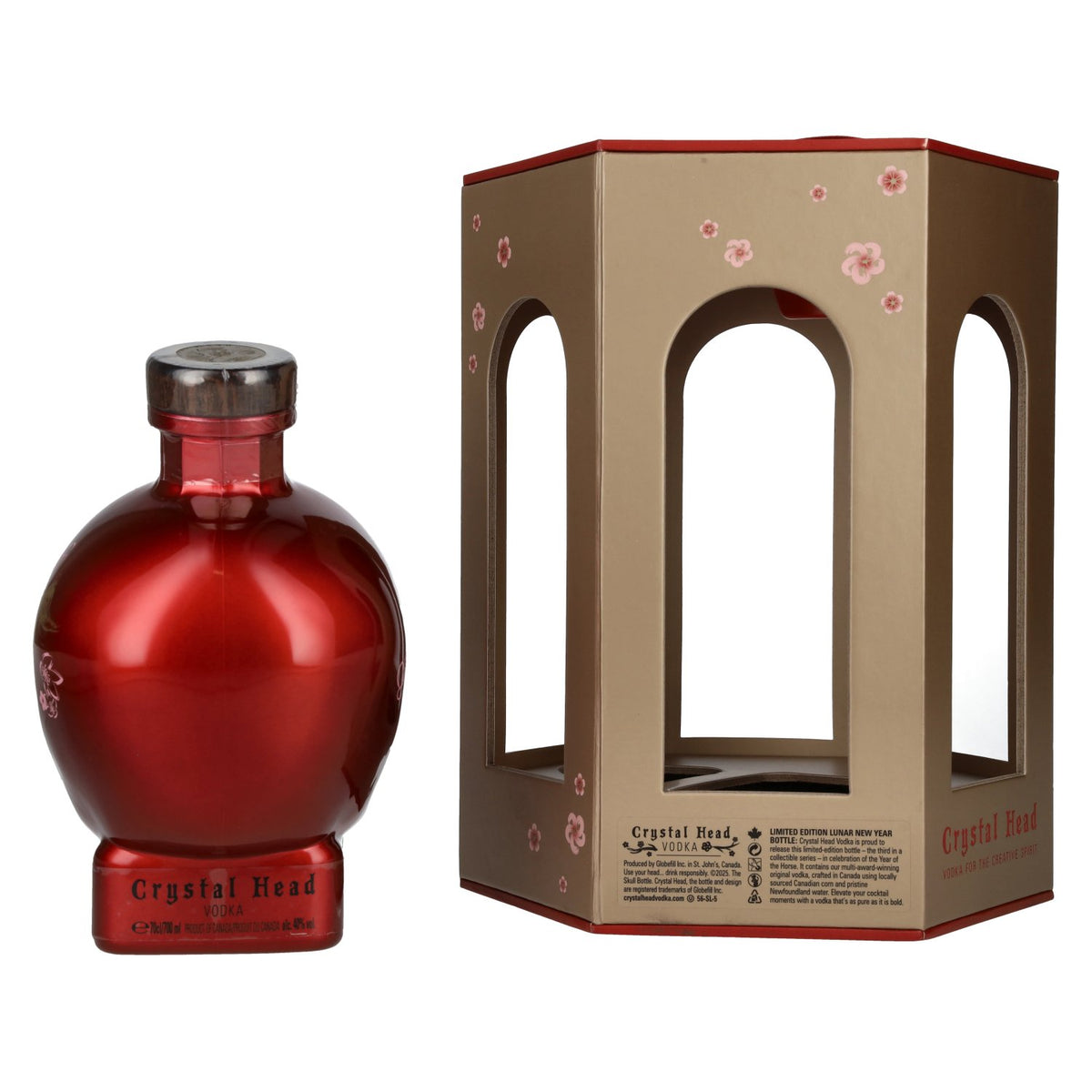 Crystal Head Vodka Lunar Year HORSE Limited Edition 40% vol. 0,7l en boîte cadeau