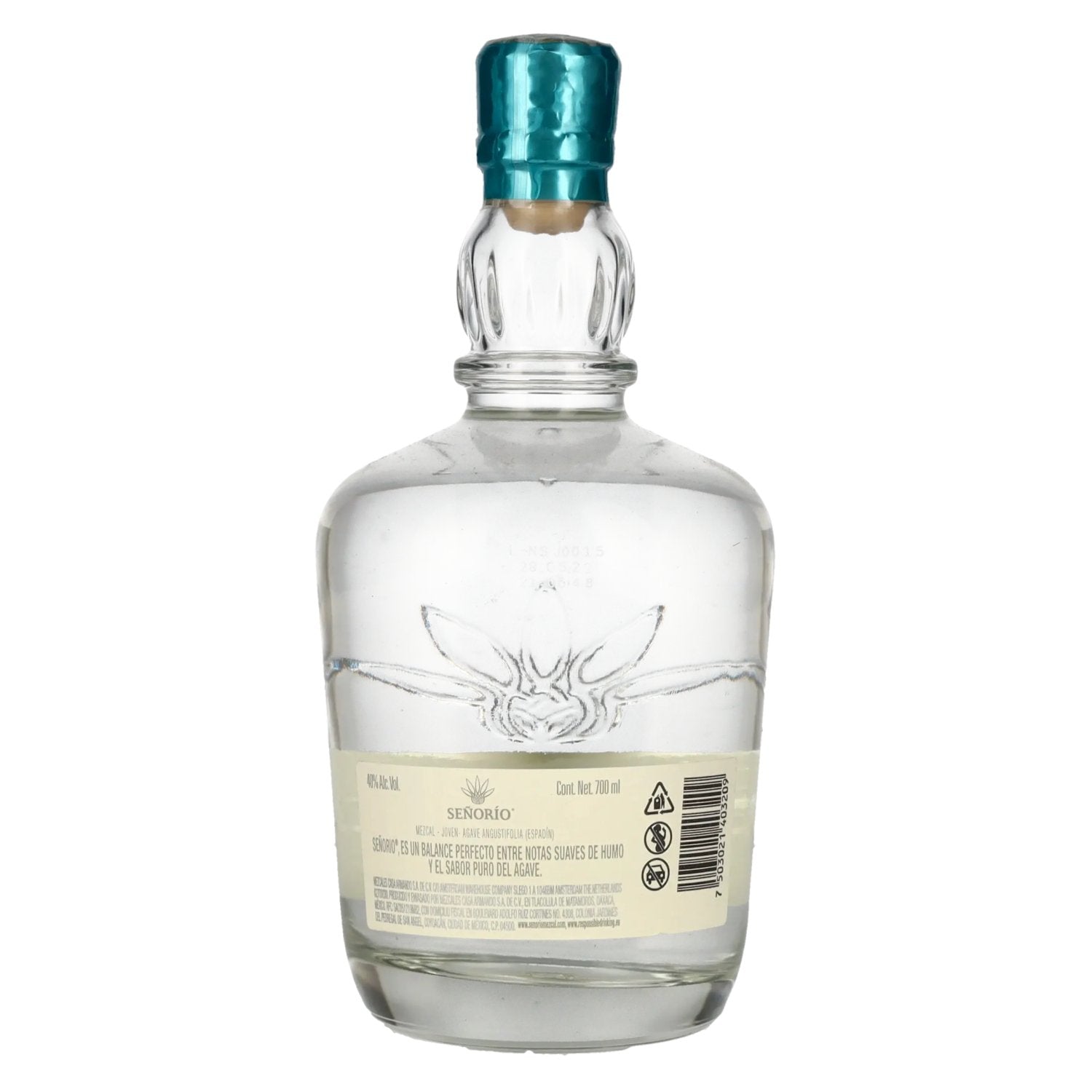 Señorio Mezcal Joven 100% Agave DOP 40% Vol. 0,7l