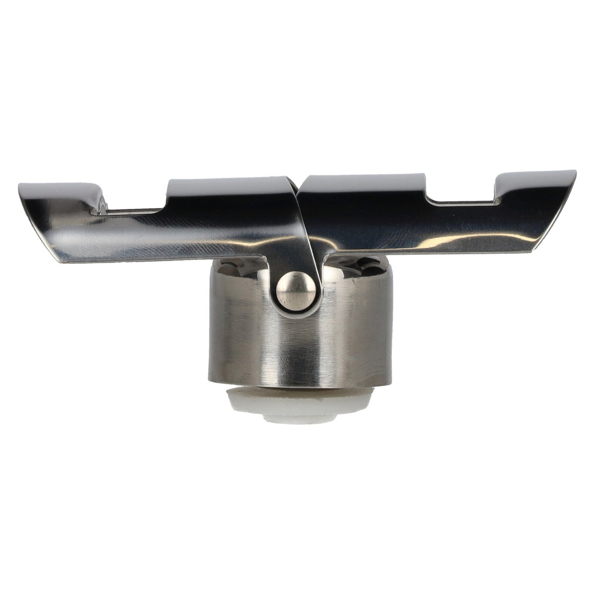 Stainless steel champagne bottle stopper