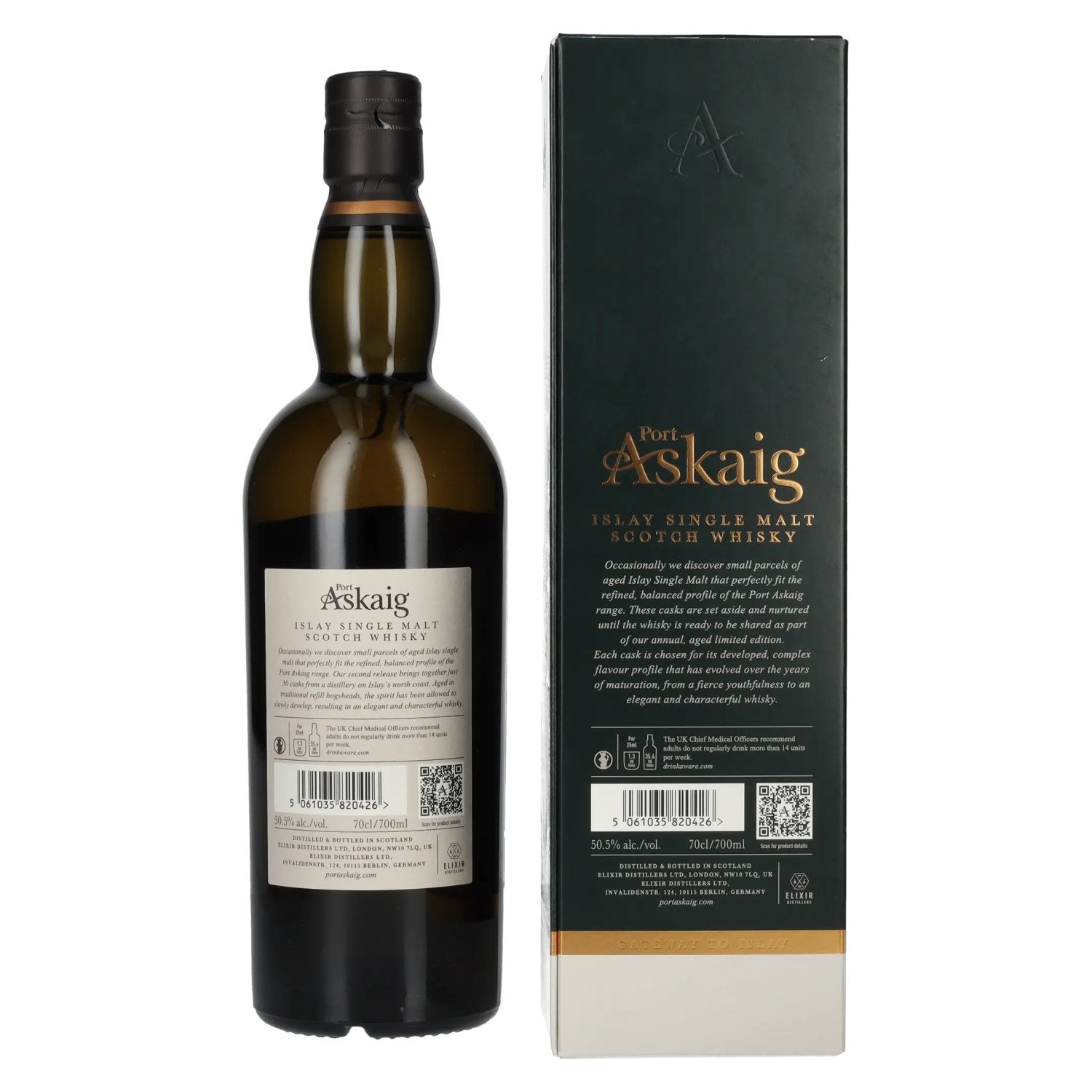 Port Askaig Islay 15 Years Old Islay Single Malt Limited Edition 2024 50,5% Vol. 0,7l in Geschenkbox