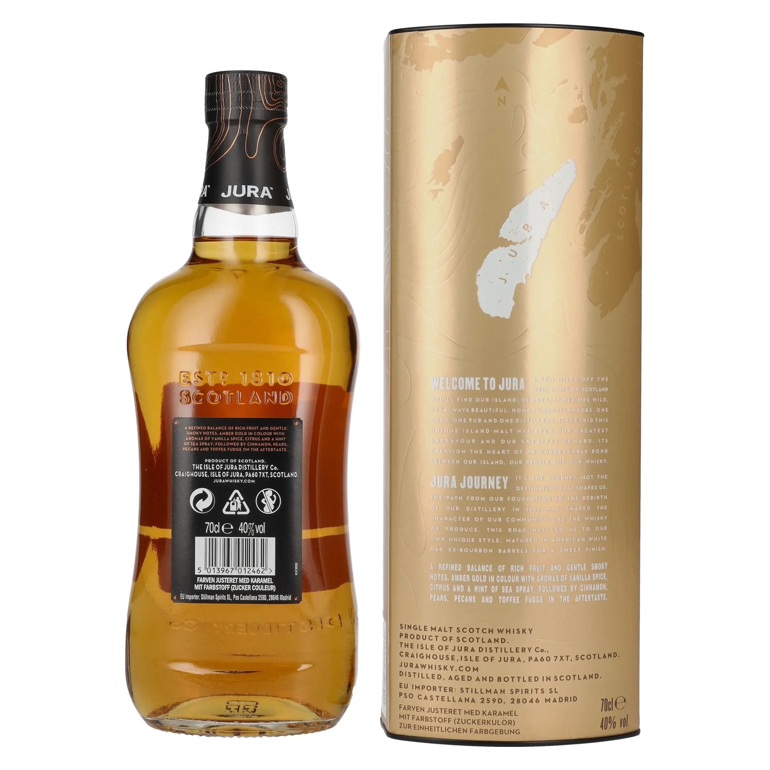 Jura JOURNEY Single Malt Scotch Whisky 40% Vol. 0,7l in Geschenkbox