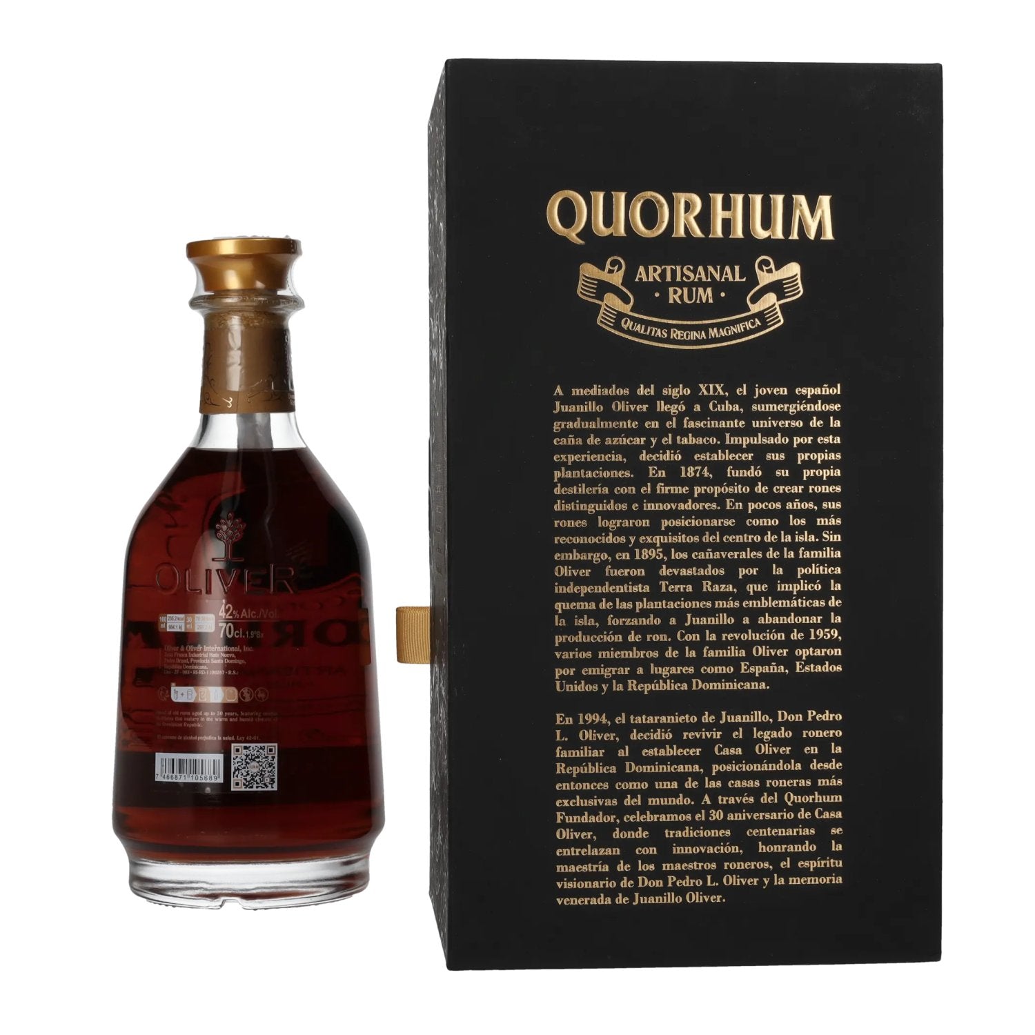 Ron Quorhum 30 Aniversario FUNDADOR Special Edition 42% vol. 0,7l en boîte cadeau