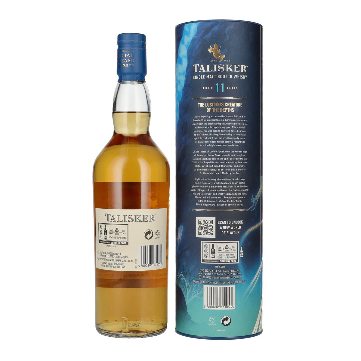 Talisker 11 Years Old Single Malt Special Release 2022 55,1% vol. 0,7l en boîte cadeau