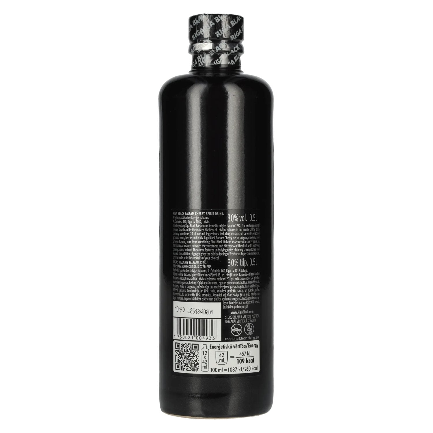 Riga Black Balsam 1752 Original Recipe CHERRY 30% Vol. 0,5l