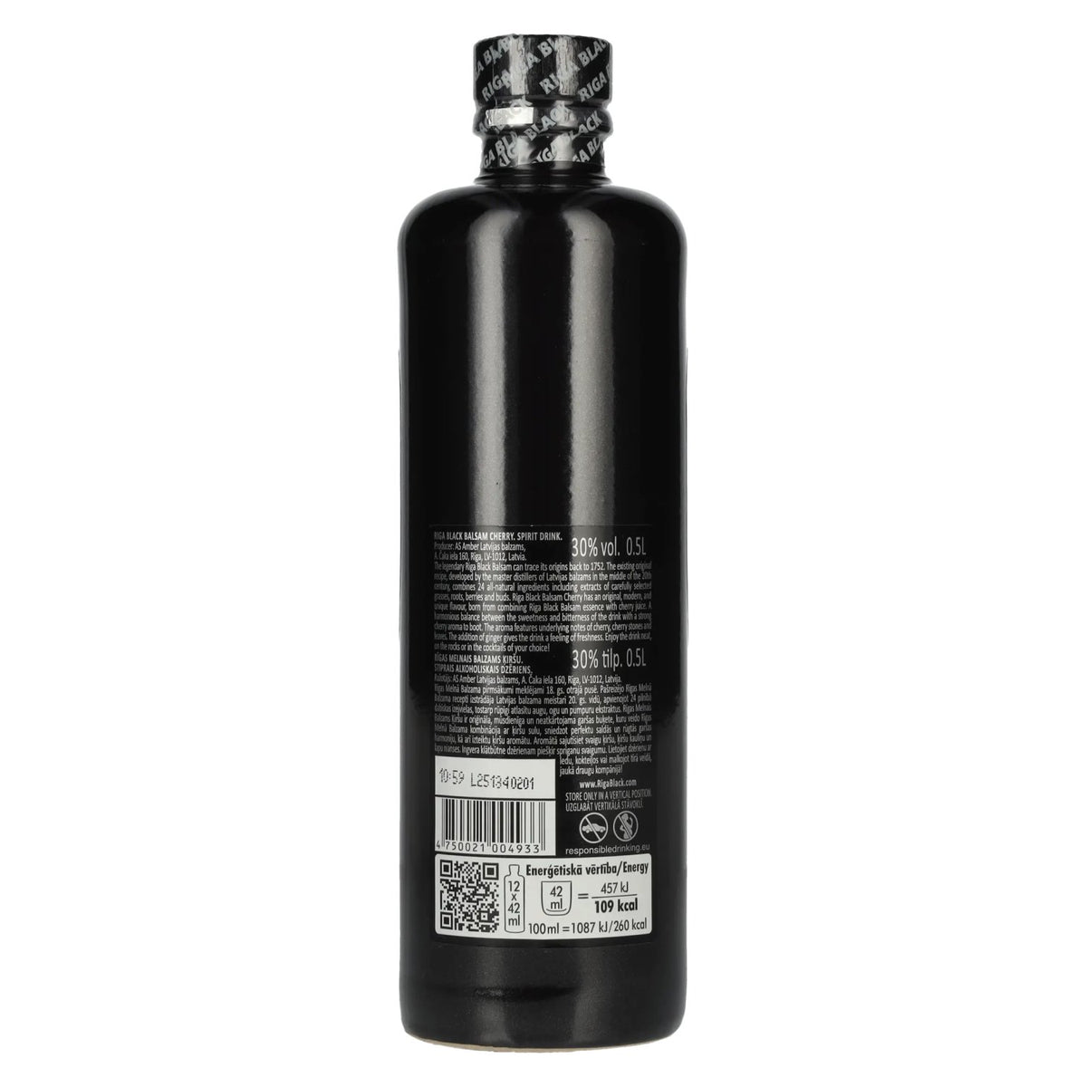 Riga Black Balsam 1752 Original Recipe CHERRY 30% vol. 0,5l