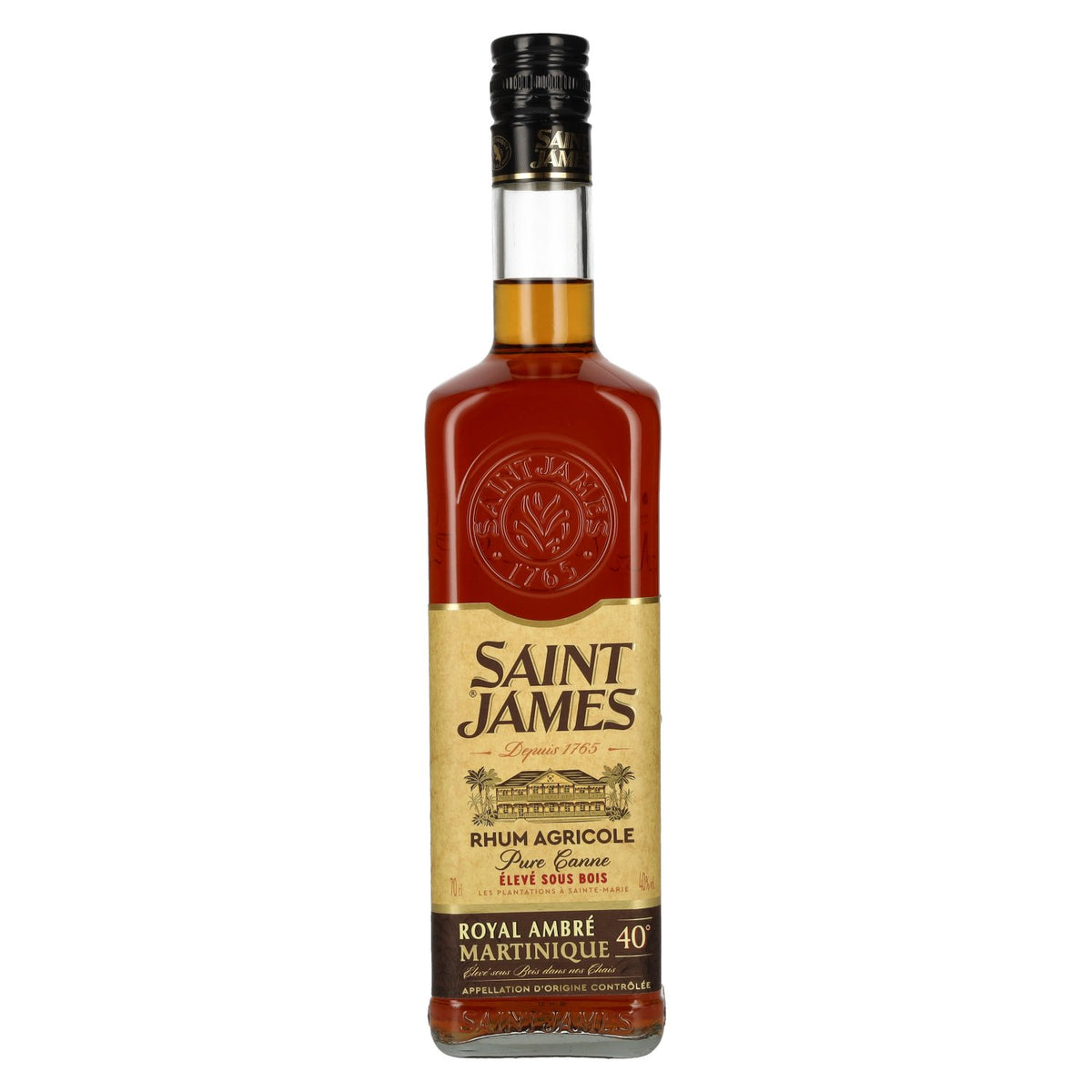 Saint James ROYAL AMBRÈ Rhum Agricole 40% vol. 0.7 l