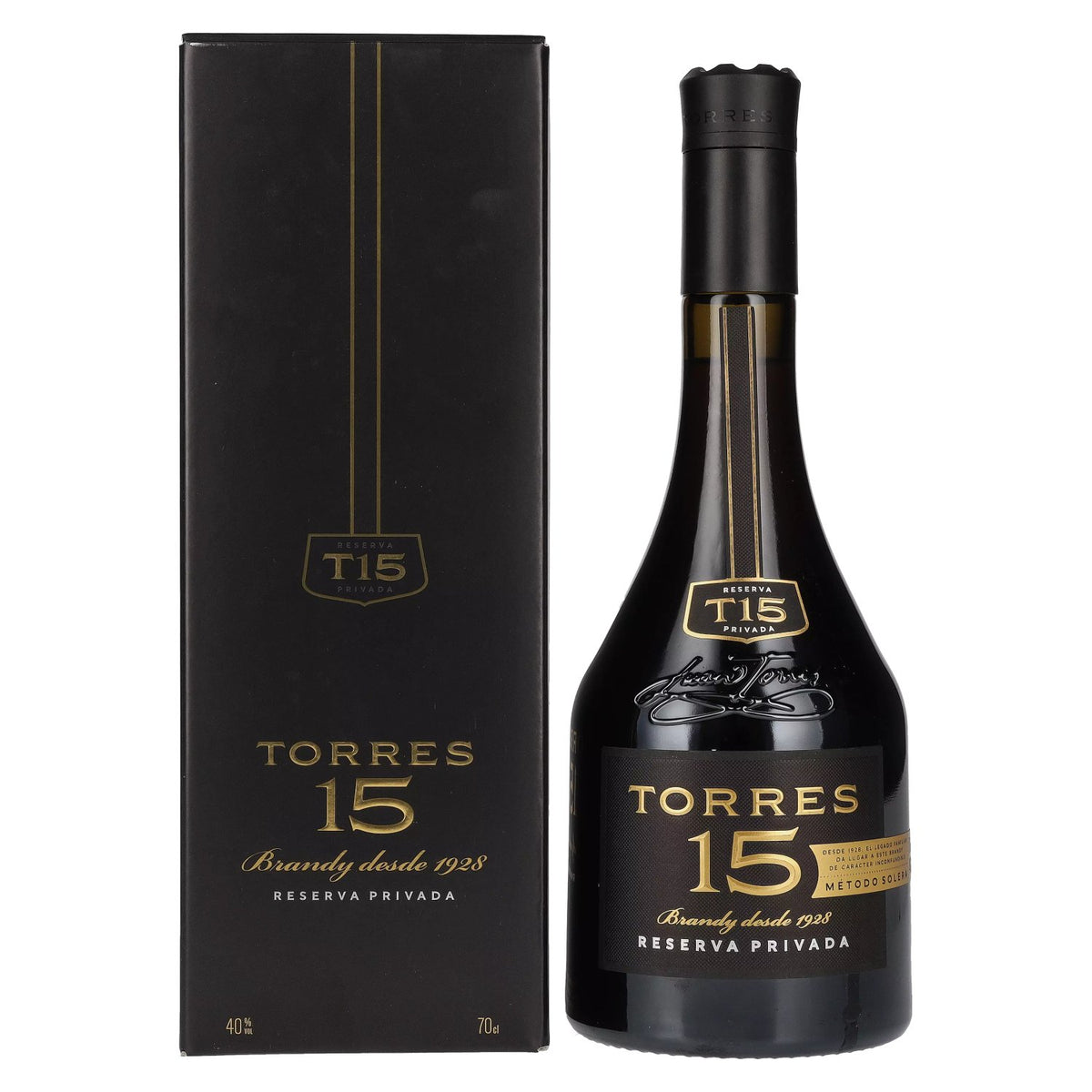 Torres 15 RESERVA PRIVADA Brandy 40% Vol. 0,7l in gift box