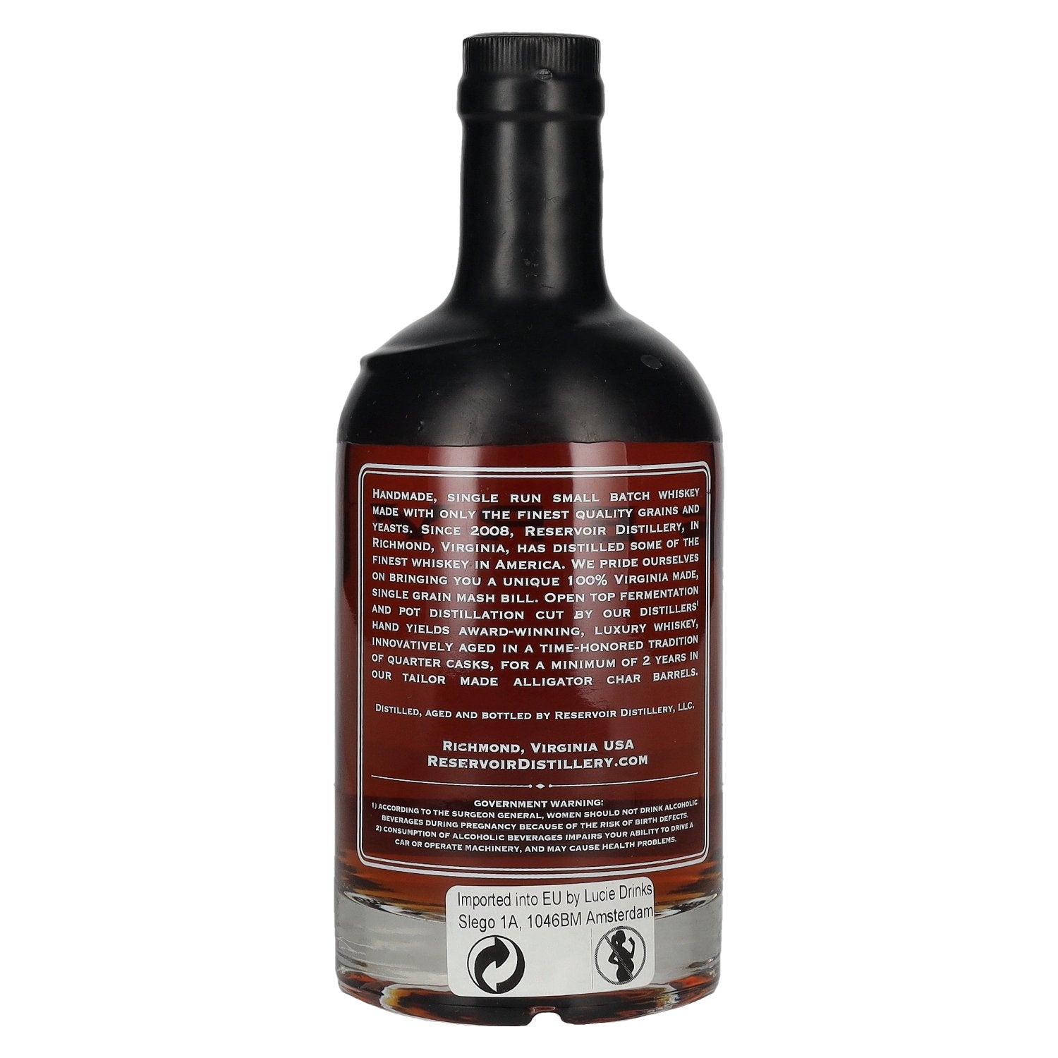 Reservoir Virginia Bourbon Whiskey Batch 1 Year 2024 50% Vol. 0,7l