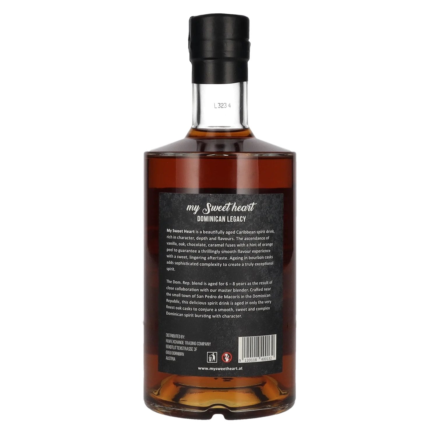 My Sweet Heart Dominican Legacy Vanilla & Marzipan 40% Vol. 0,7l