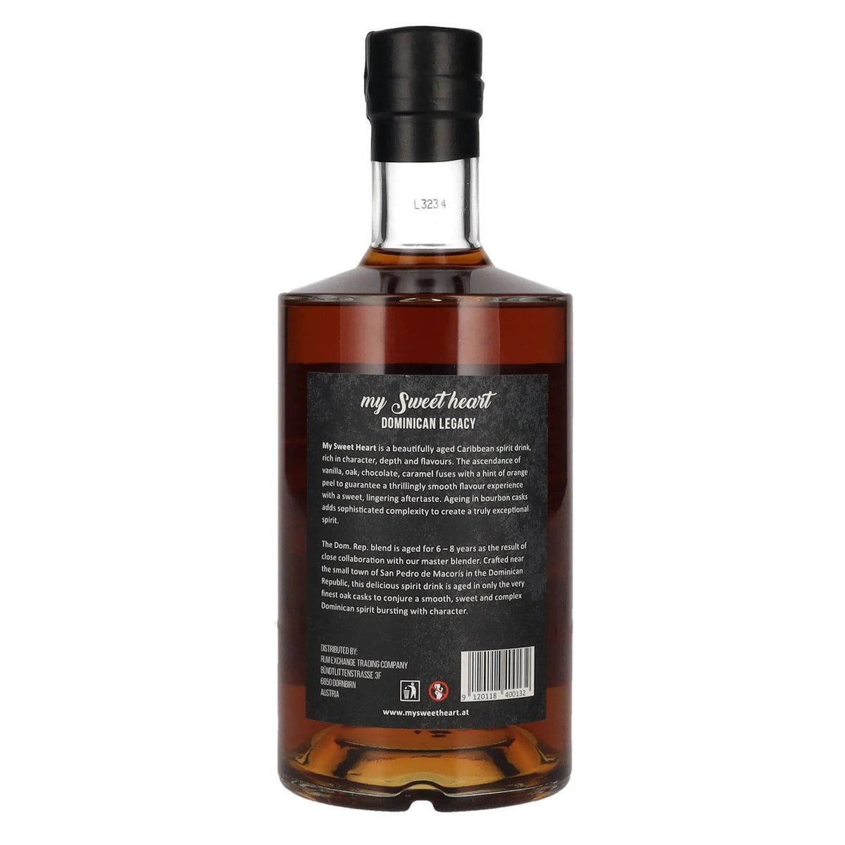 My Sweet Heart Dominican Legacy Vanilla &amp; Marzipan 40% vol. 0,7l