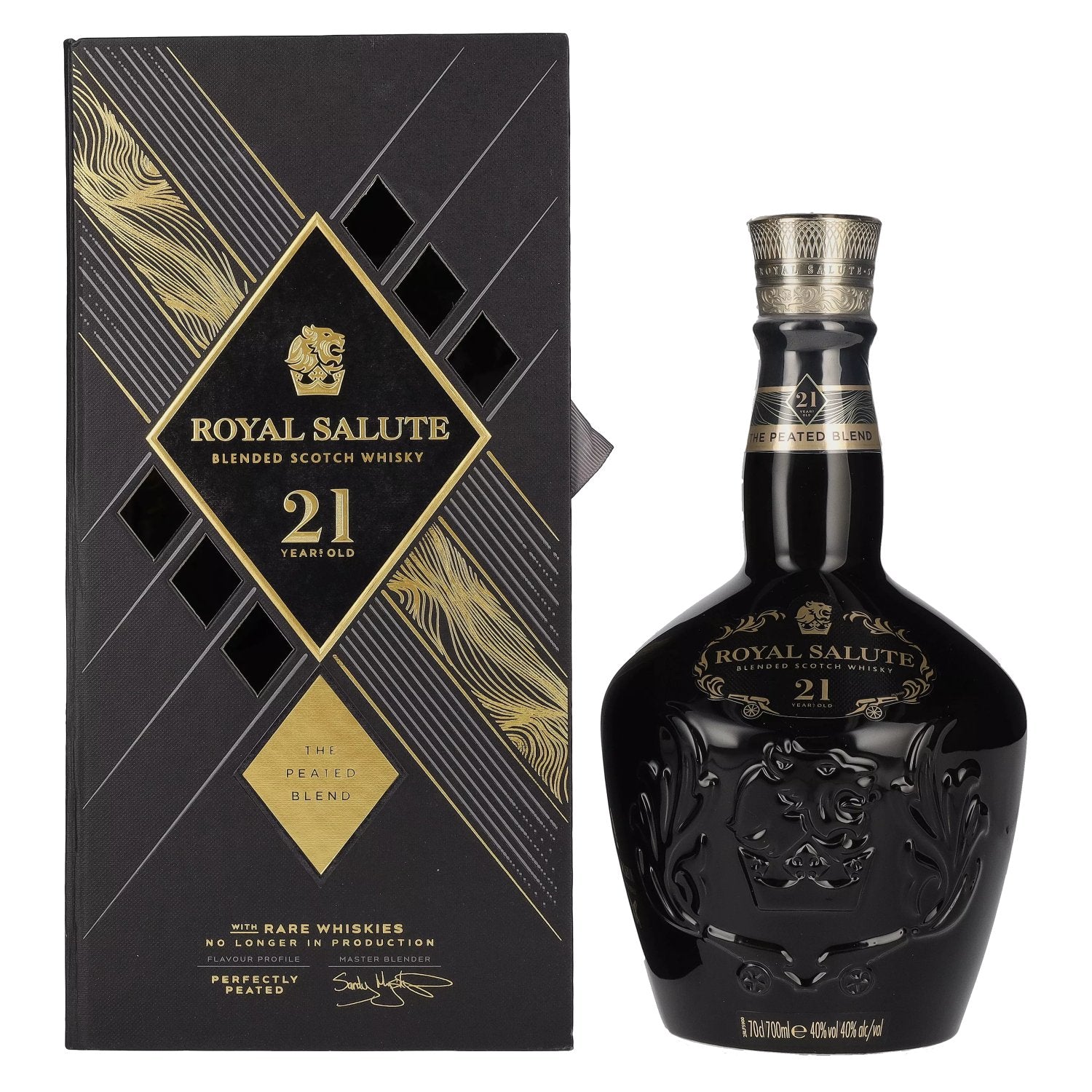 Royal Salute 21 Years Old THE PEATED BLEND 40% Vol. 0,7l en boîte cadeau