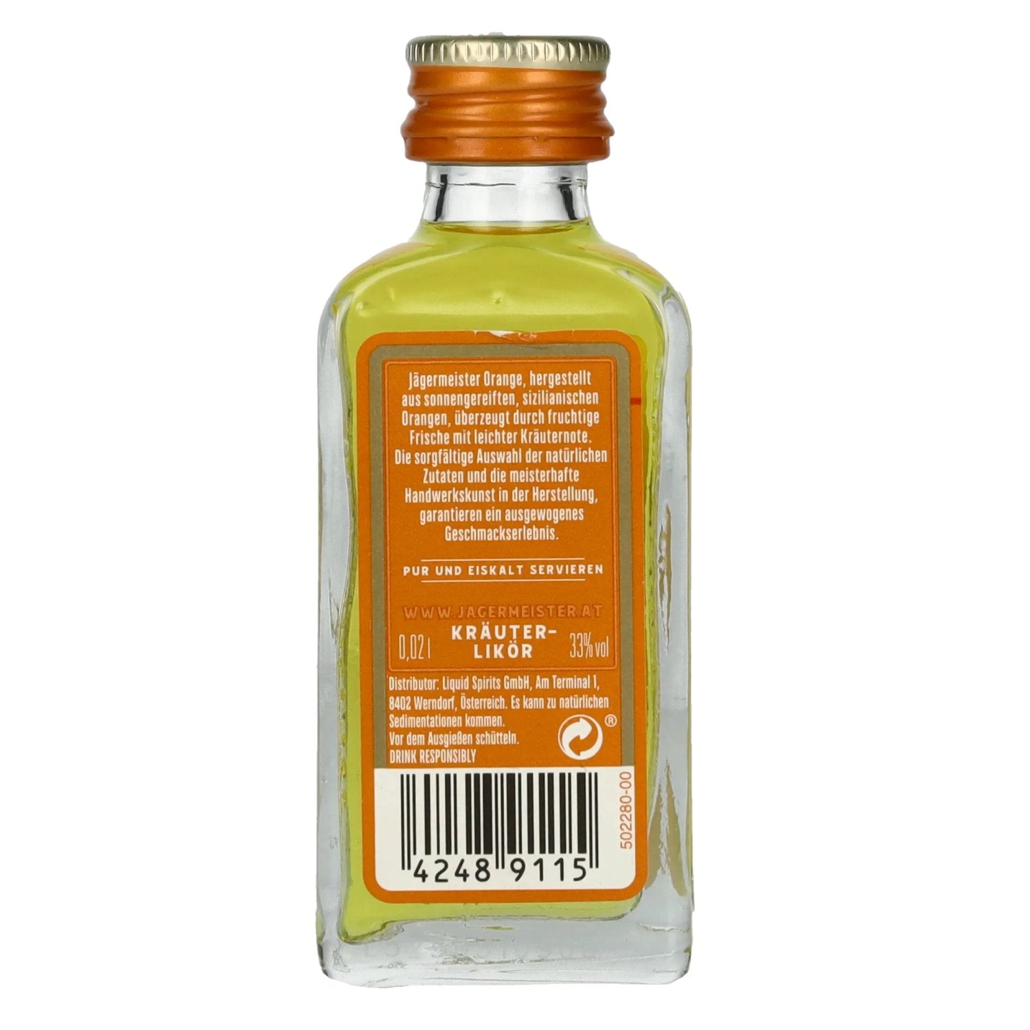 Jägermeister Orange 33% Vol. 0,02l