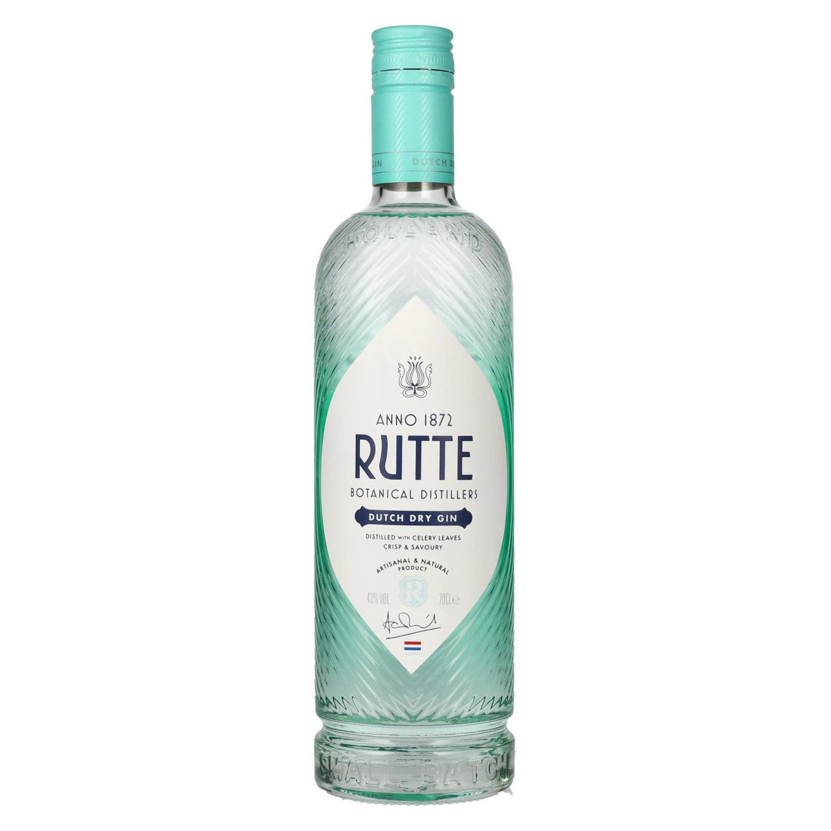 Rutte Dutch Dry Gin 43% ABV 0.7l