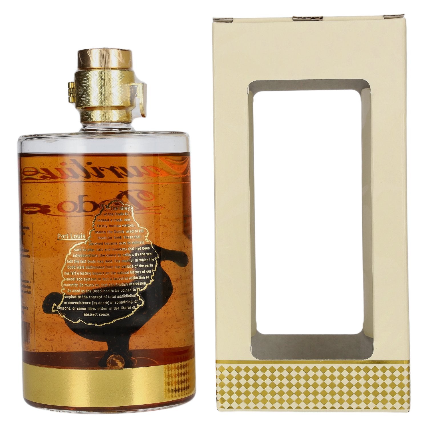 Mauritius Dodo Gold Rum 40% vol. 0,7l en boîte cadeau