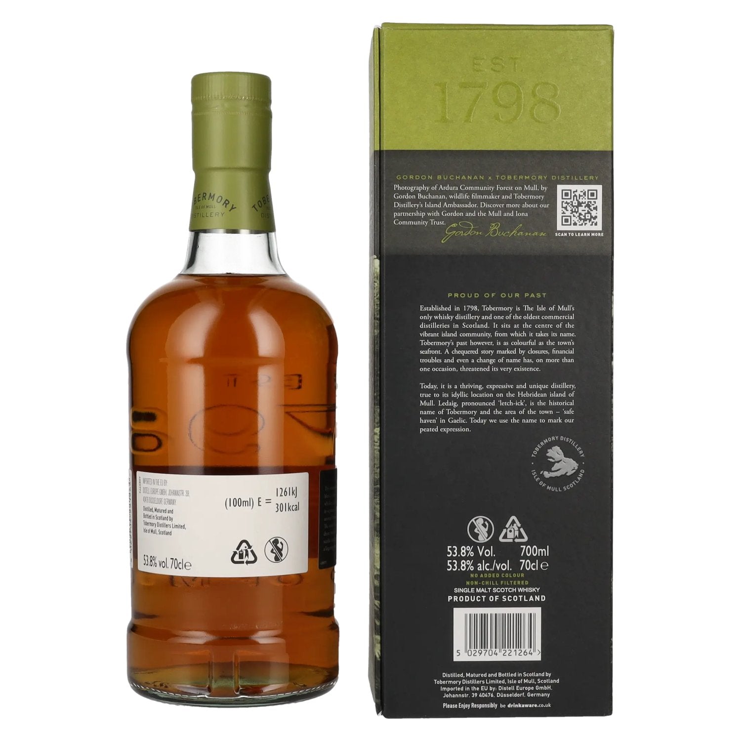 Ledaig Triple Wood Single Malt Scotch Whisky Limited Edition 53,8% vol. 0,7l en coffret cadeau