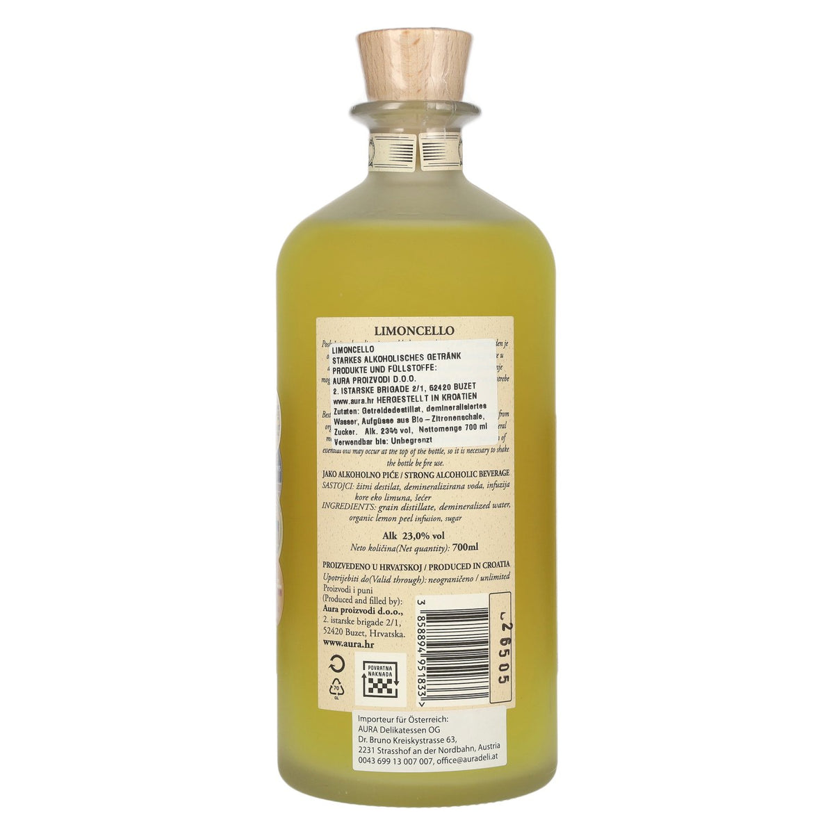 Aura LIMONCELLO 23% vol. 0.7 l